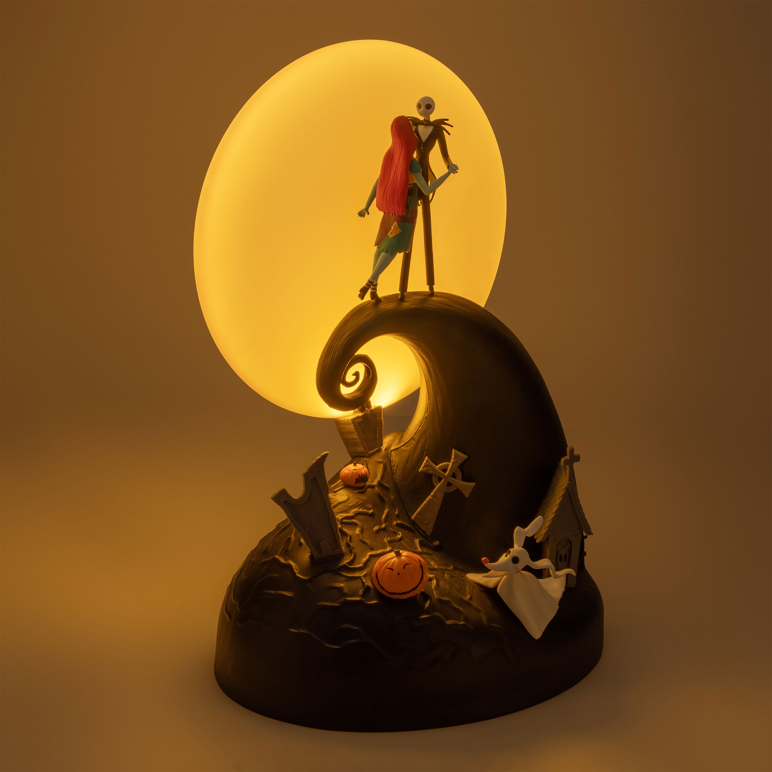 Nightmare Before Christmas – Jack och Sally diorama bordslampa