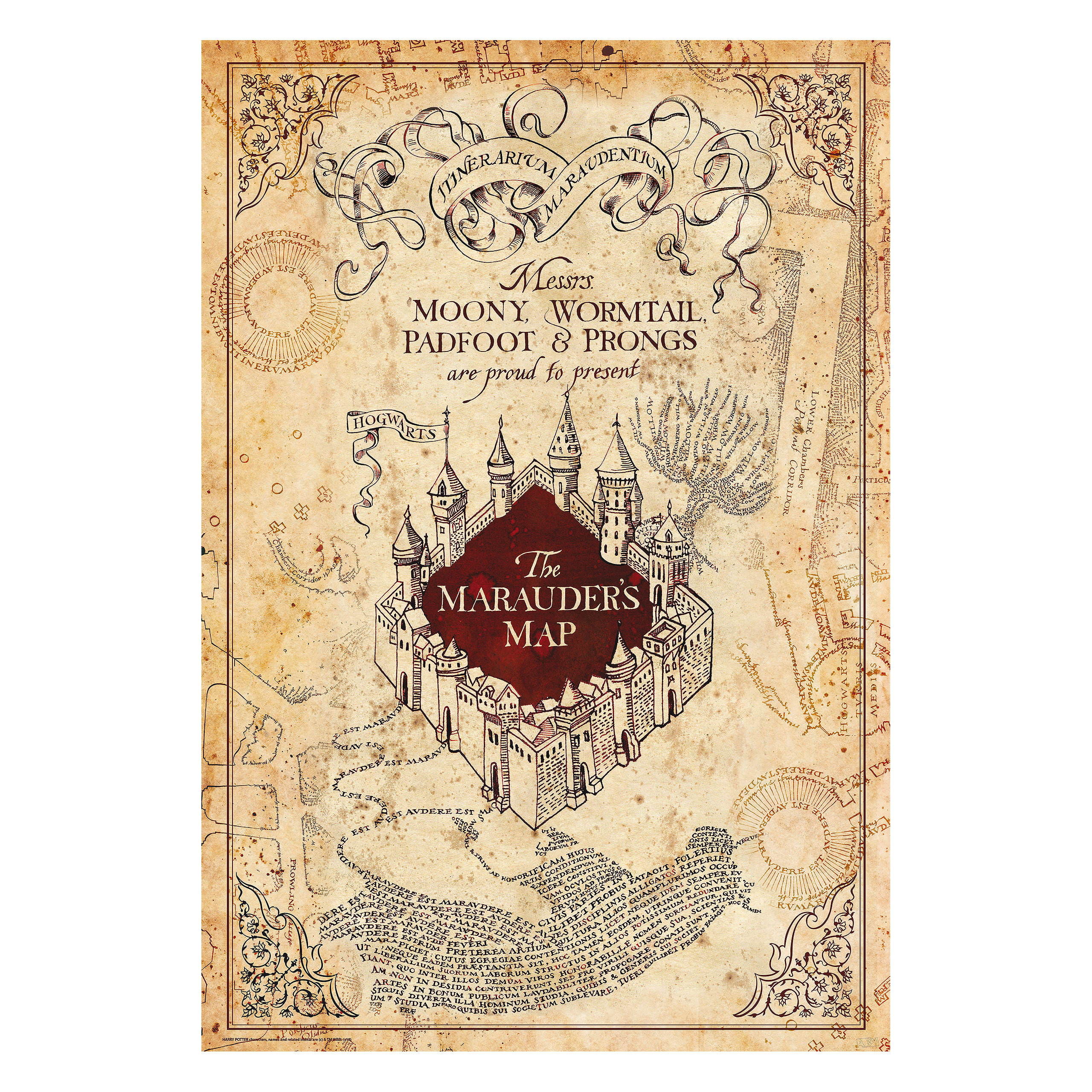 Harry Potter - Karte des Rumtreibers Maxi Poster
