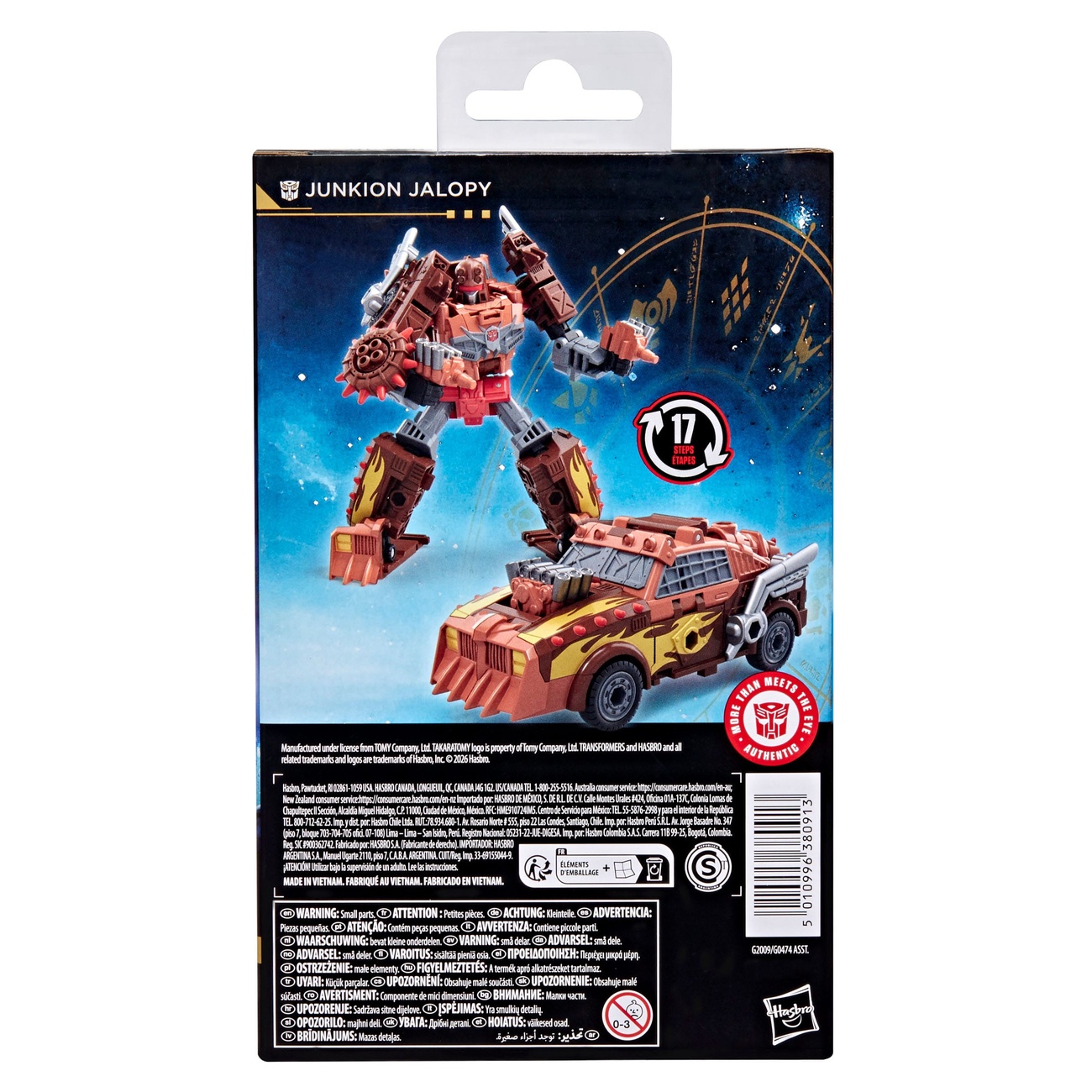 Transformers Age of Primes figurine articulée Deluxe Class Junkion Jalopy 14 cm