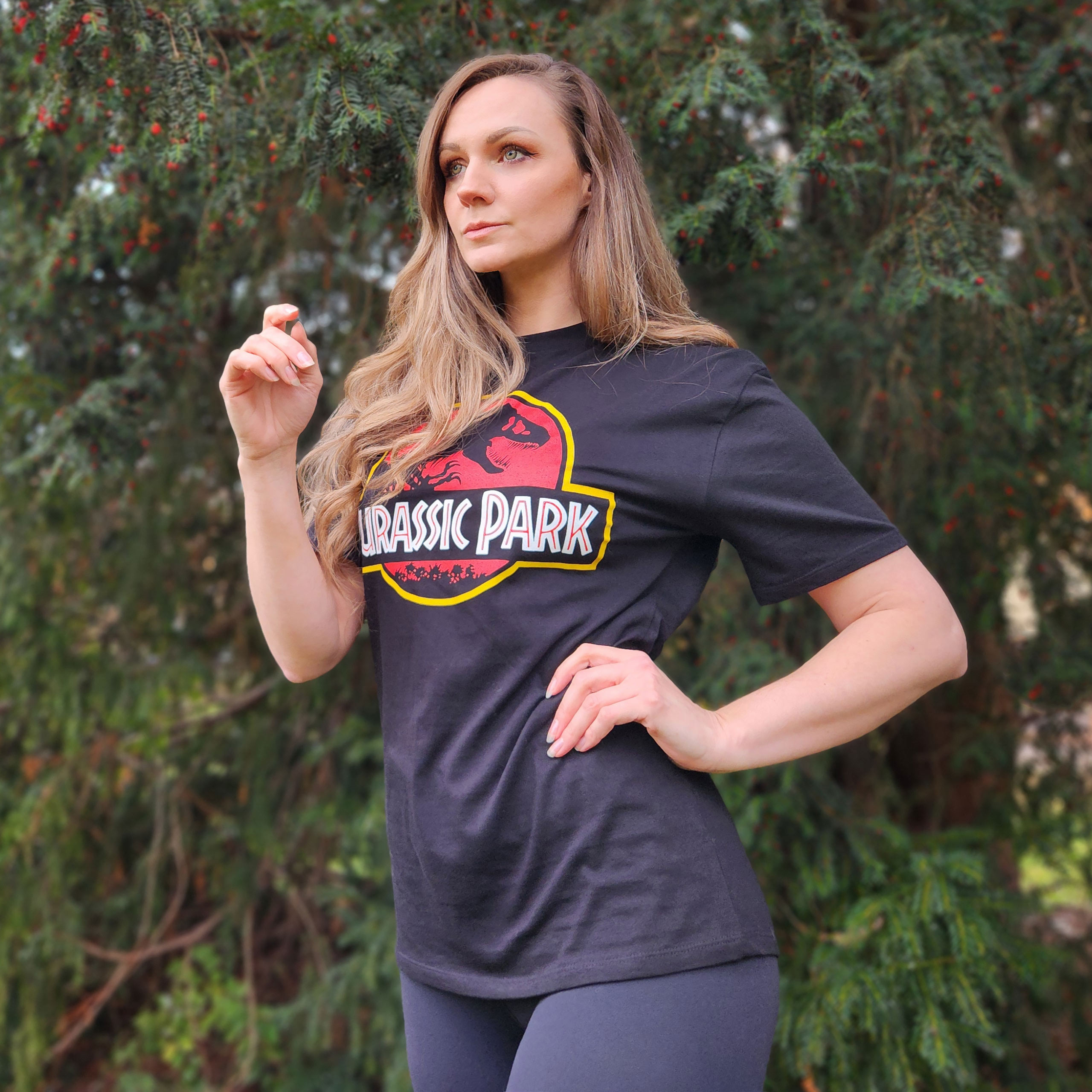 Jurassic Park - Logo T-Shirt schwarz