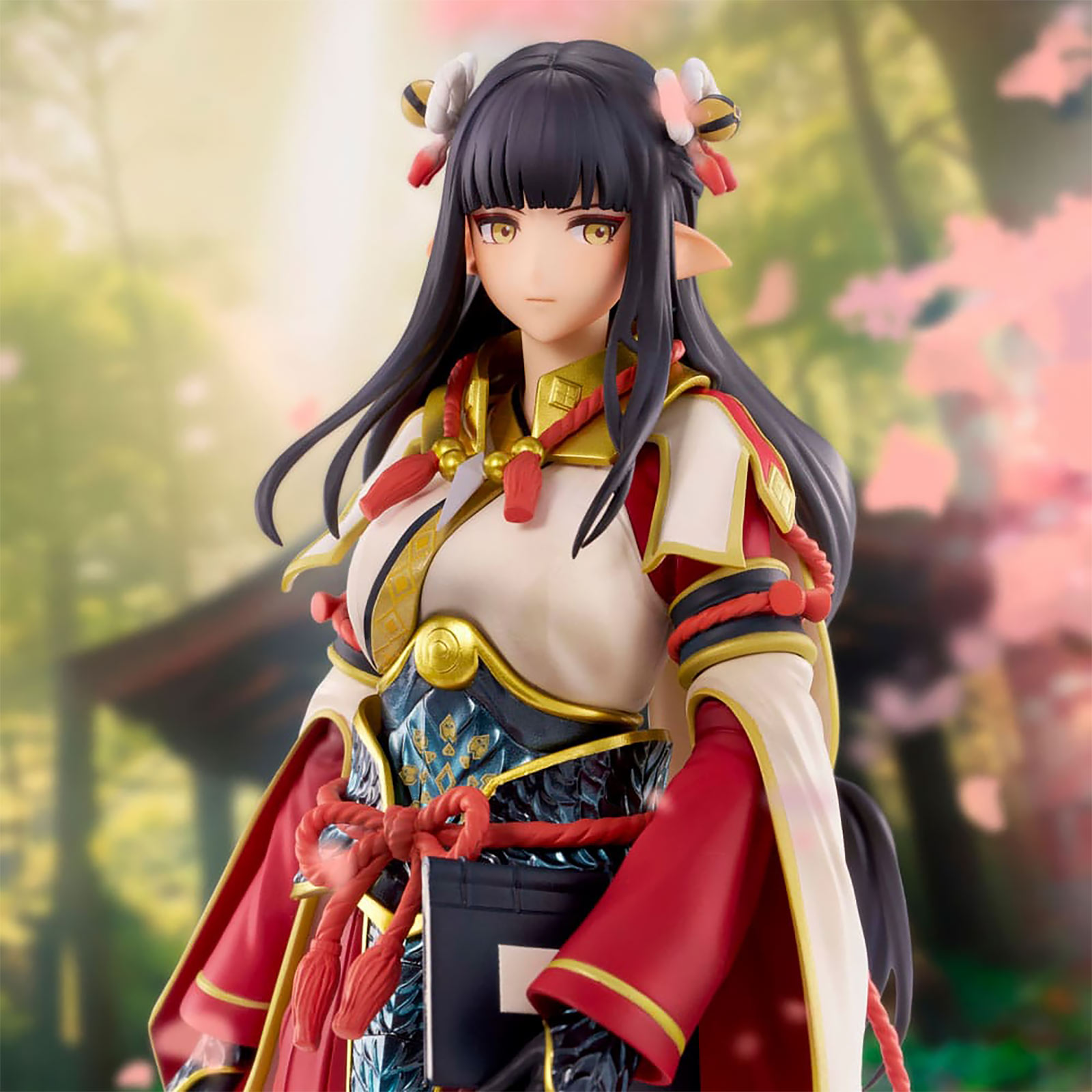 Monster Hunter Rise - Statue de Minoto la Maiden du Hub