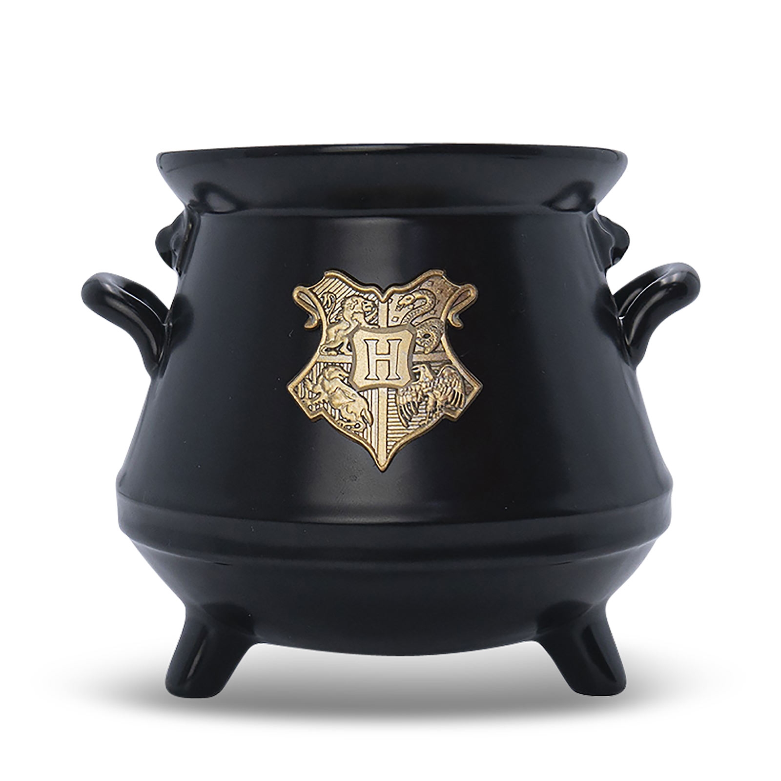 Harry Potter - Hogwarts Crest Cauldron 3D Mug black