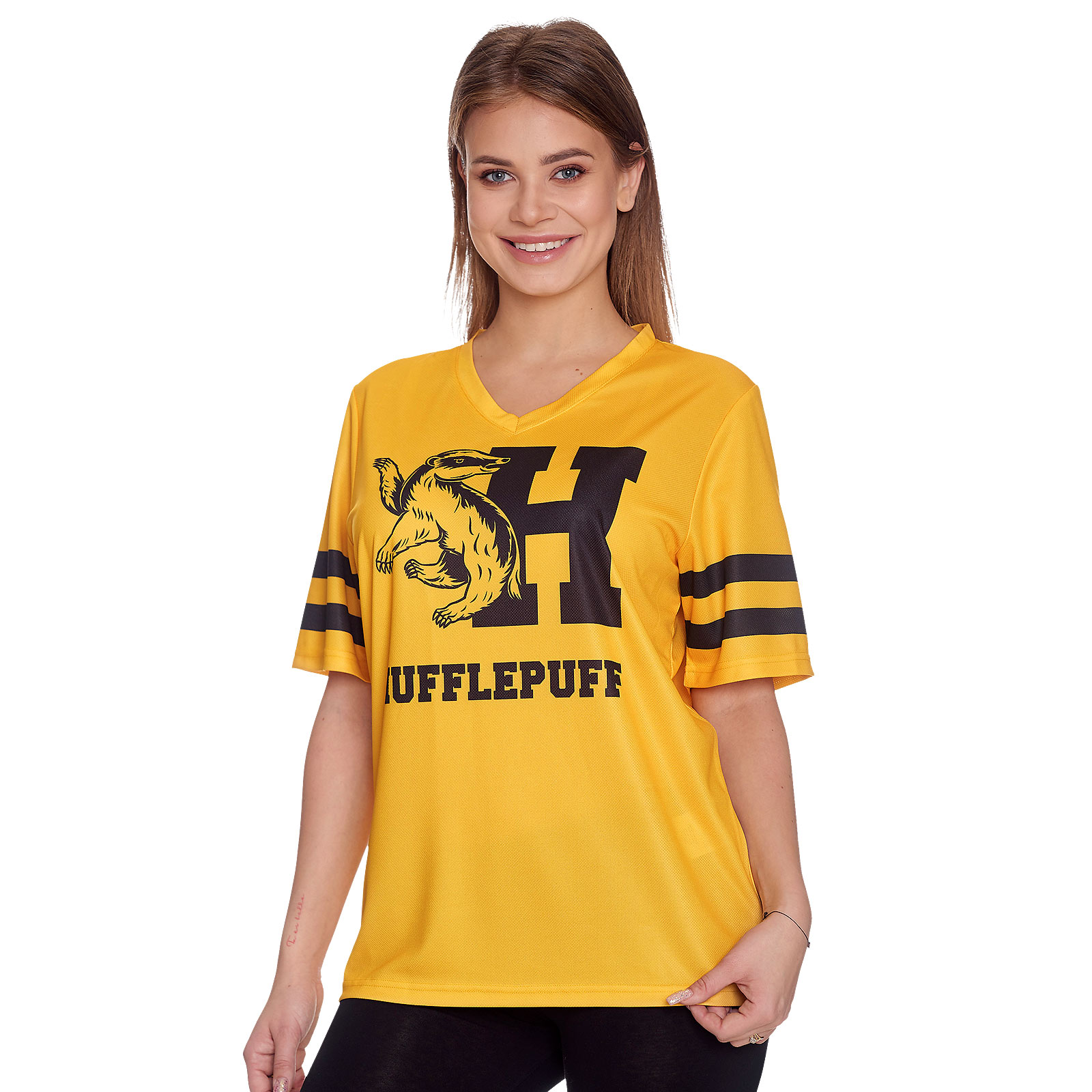 Harry Potter - Team Hufflepuff T-Shirt Geel