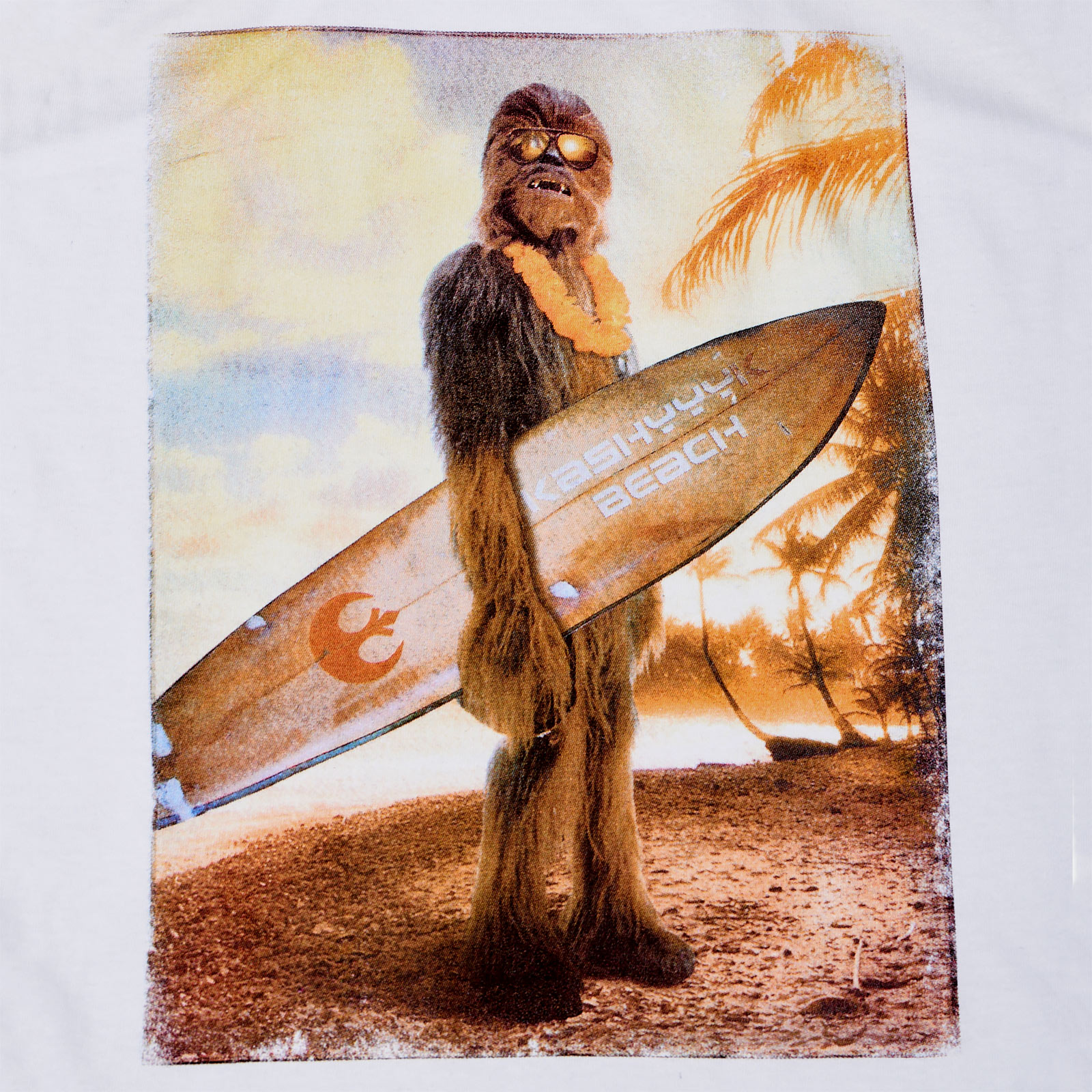 Star Wars - Wookiee Surfer Tank Top white