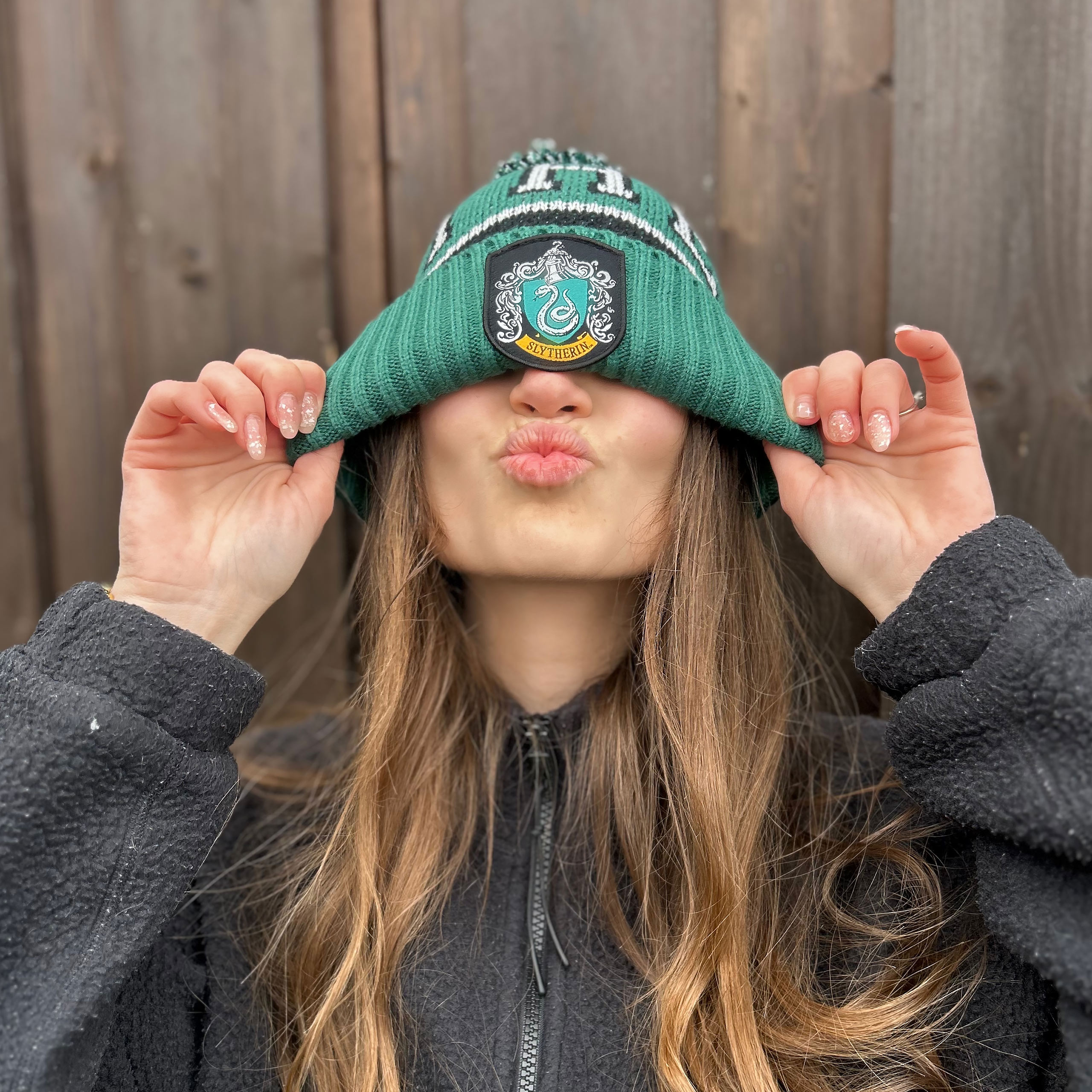 Harry Potter - Gorro Slytherin verde