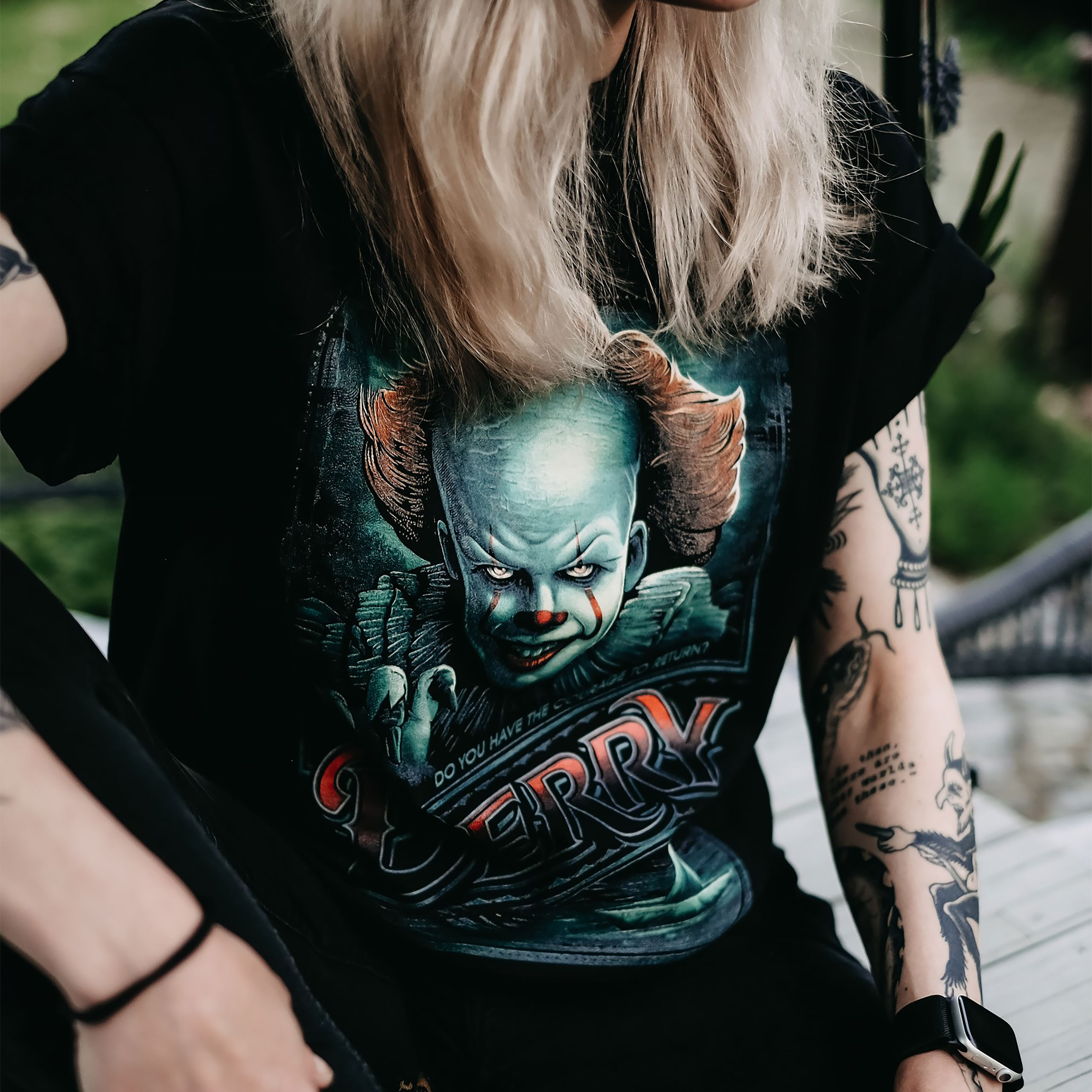 Camiseta Regreso a Derry negra - IT de Stephen King