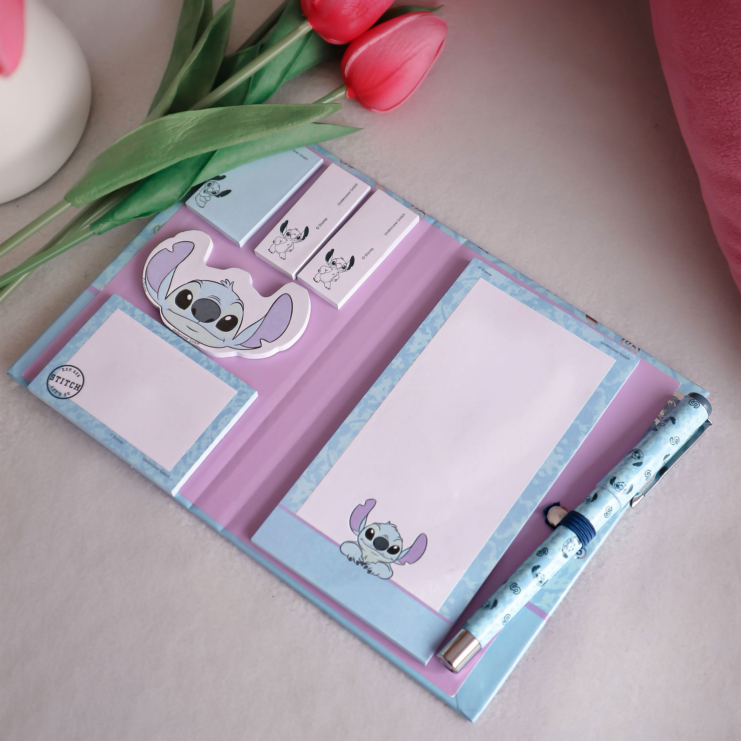 Set blocchi per appunti Stitch con penna - Lilo & Stitch