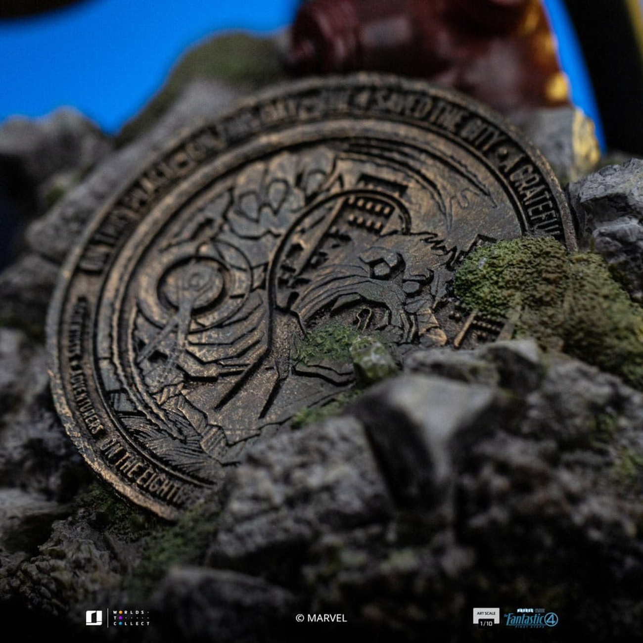 Fantastic Four Figura Art Scale 1/10 Invisible Woman i Franklin 28 cm