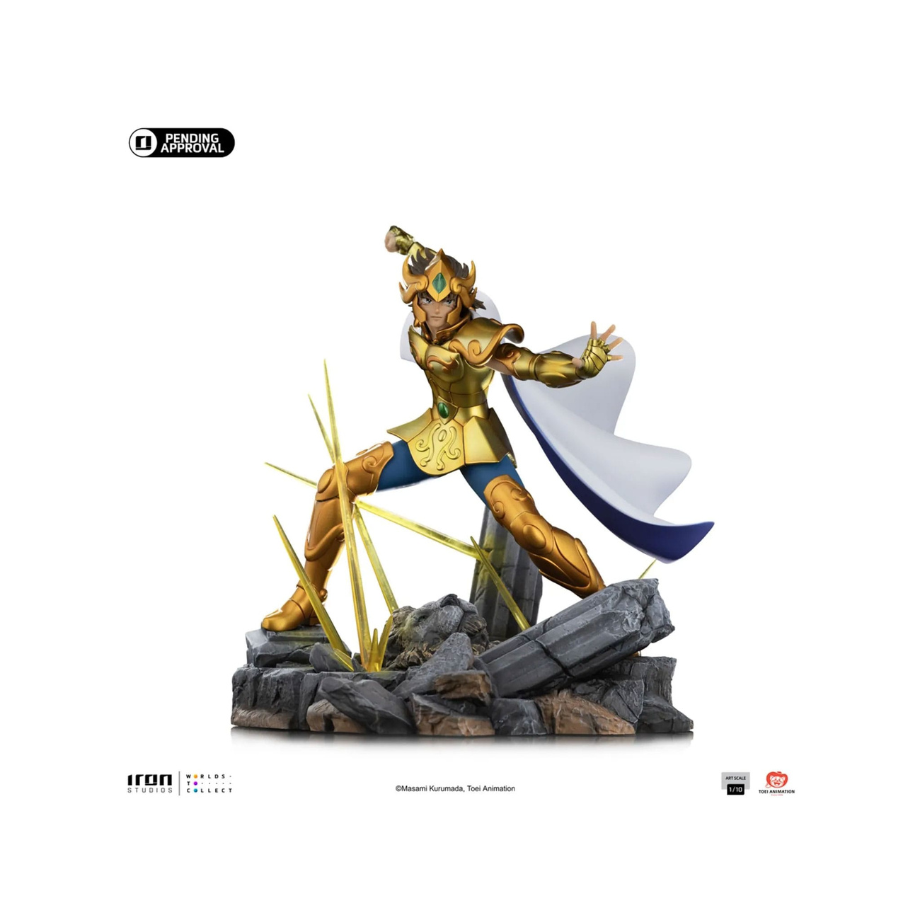 Saint Seiya Figura Art Scale 1/10 Leo Aiolia 24 cm