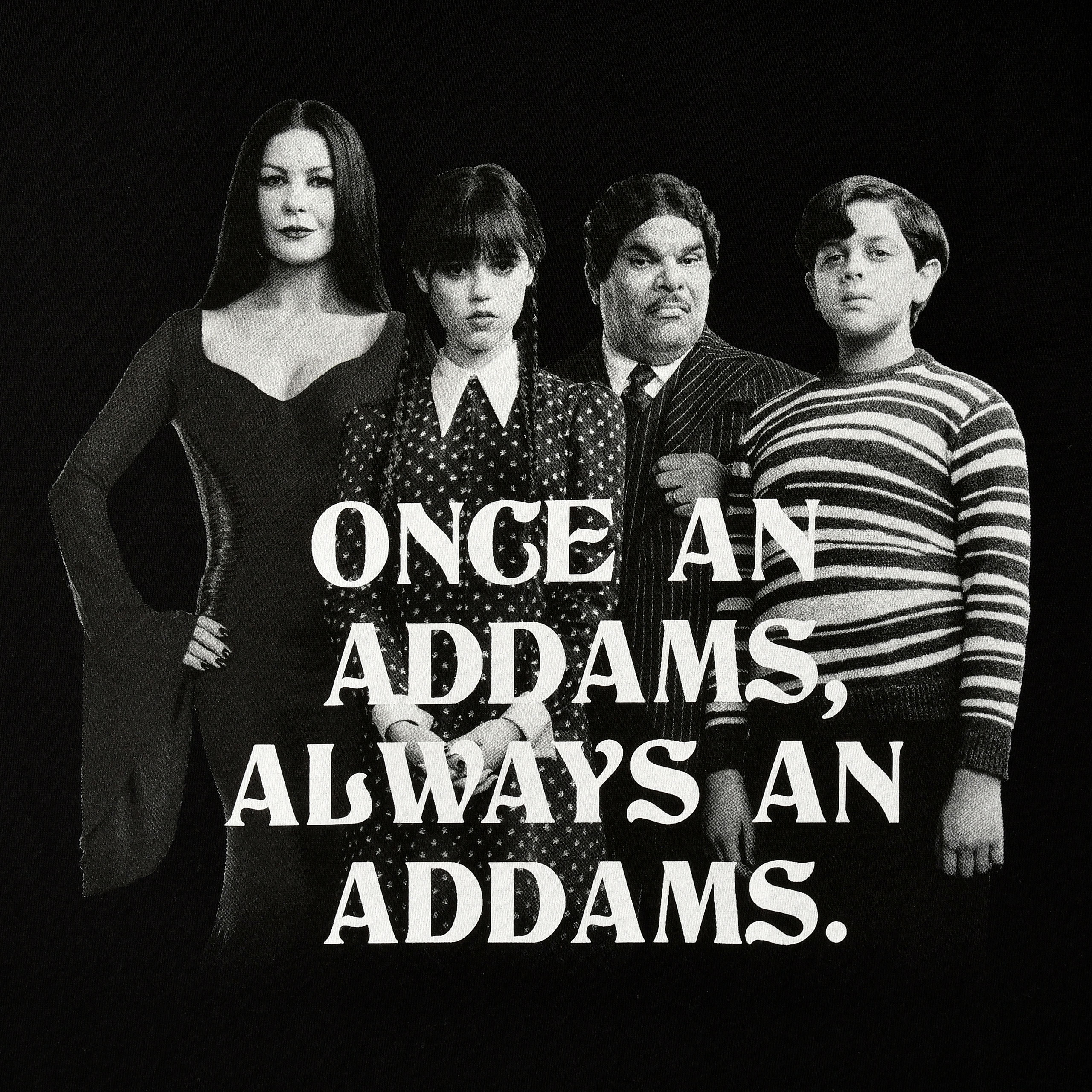 Wednesday - Addams Family T-Shirt zwart