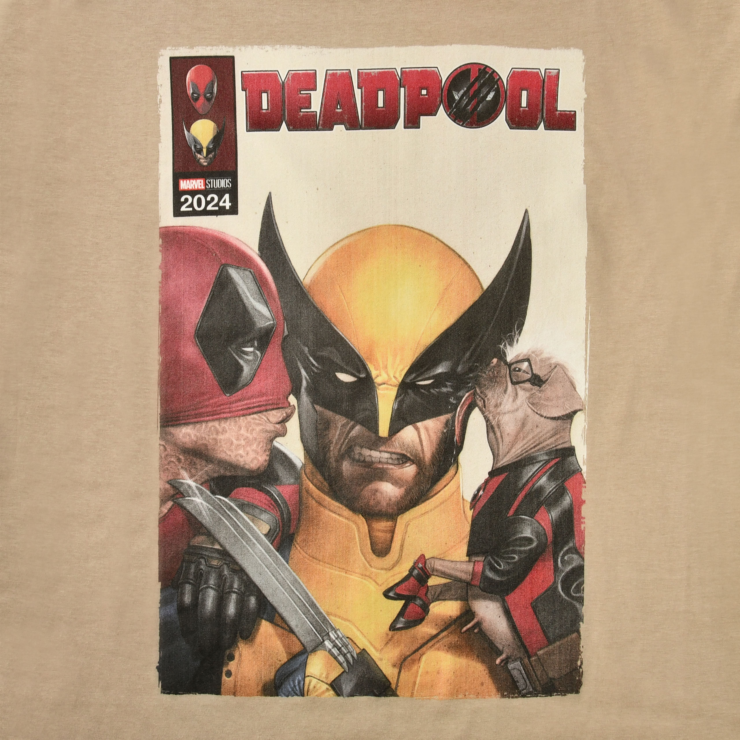 Deadpool - Bisous Wolverine T-shirt beige