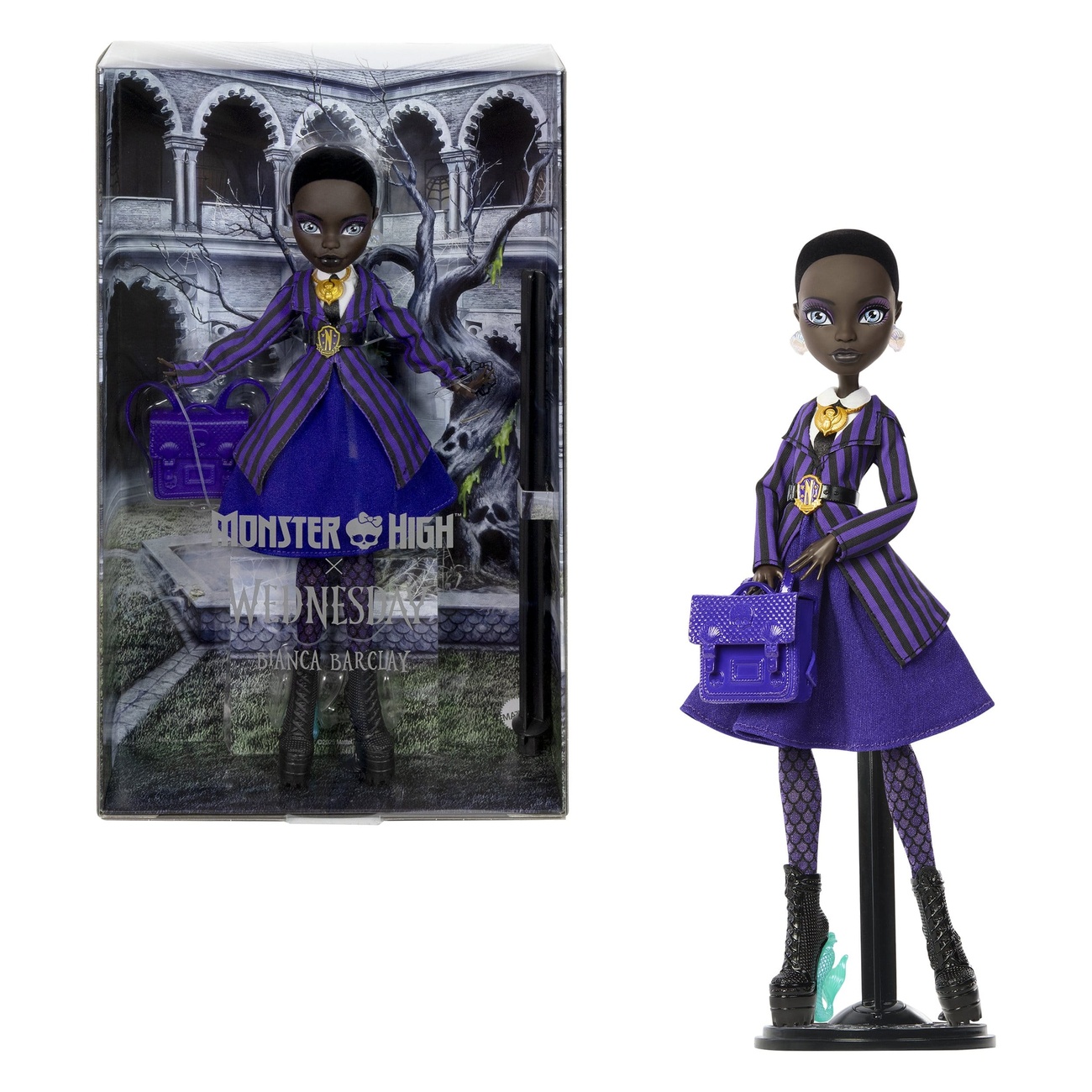 Monster High x Wednesday Bambola Bianca Barclay