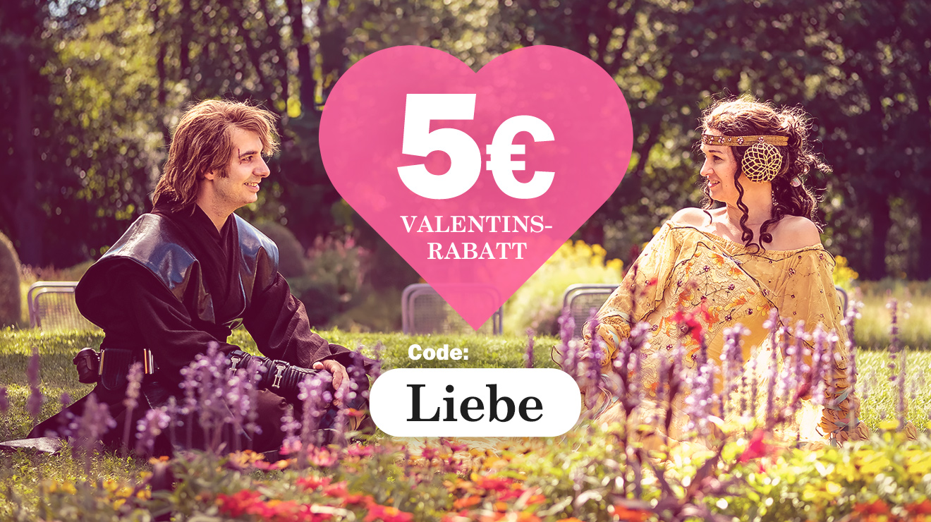 5 Euro Valentinsrabatt - nur bis 14.2. 5 Euro Valentinsrabatt - nur bis 14.2.