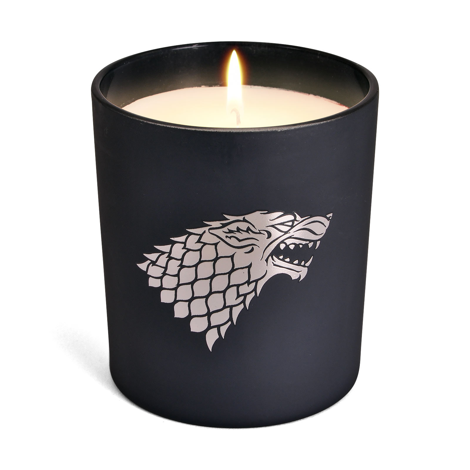 Game of Thrones - Stark Wappen Kerze im Glas
