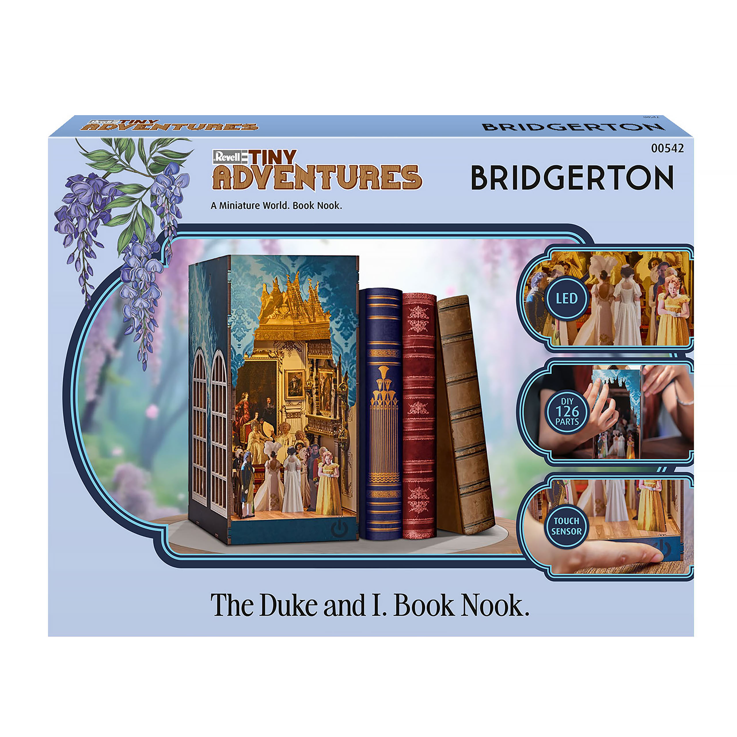 Bridgerton - The Duke and I Book Nook Modell Bausatz Holz
