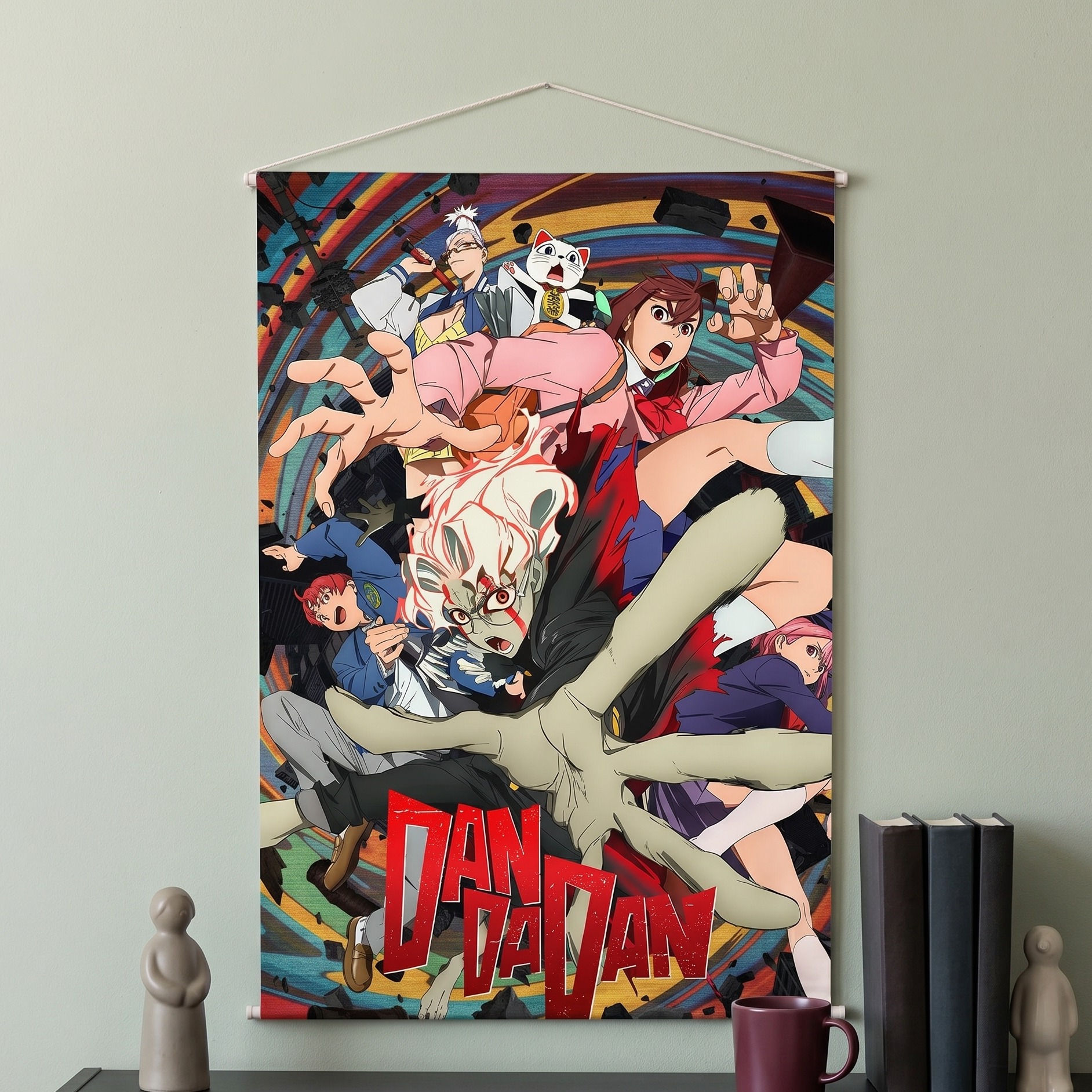 Dandadan - Okarun och vänner Wall Scroll