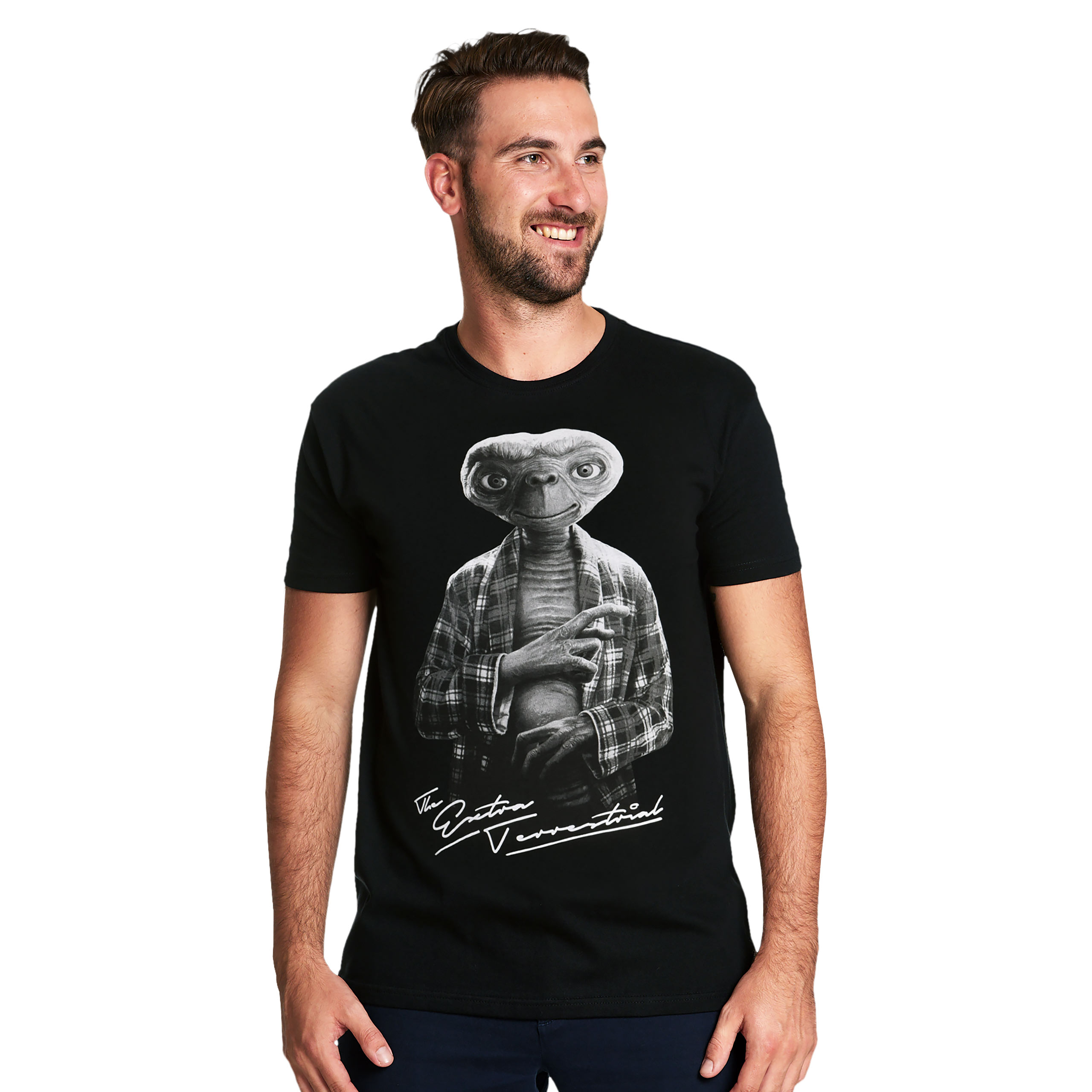 E.T. - Monochrome Character T-Shirt schwarz