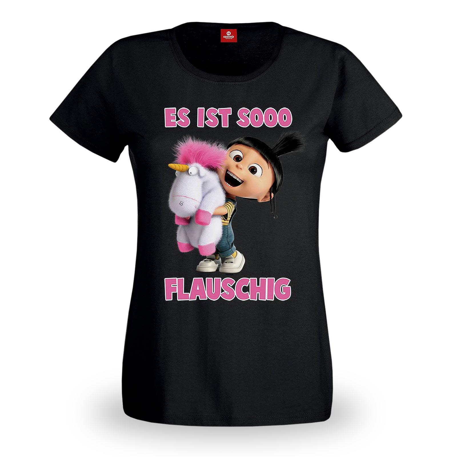Minions - Zo Fluffy Meisjes Shirt Zwart