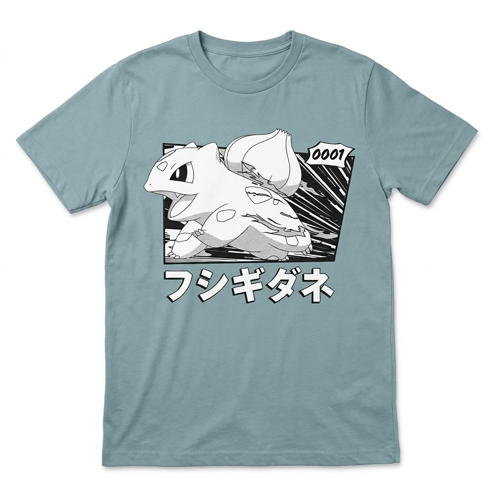 Pokemon - Bisasam Katakana Vintage T-Shirt
