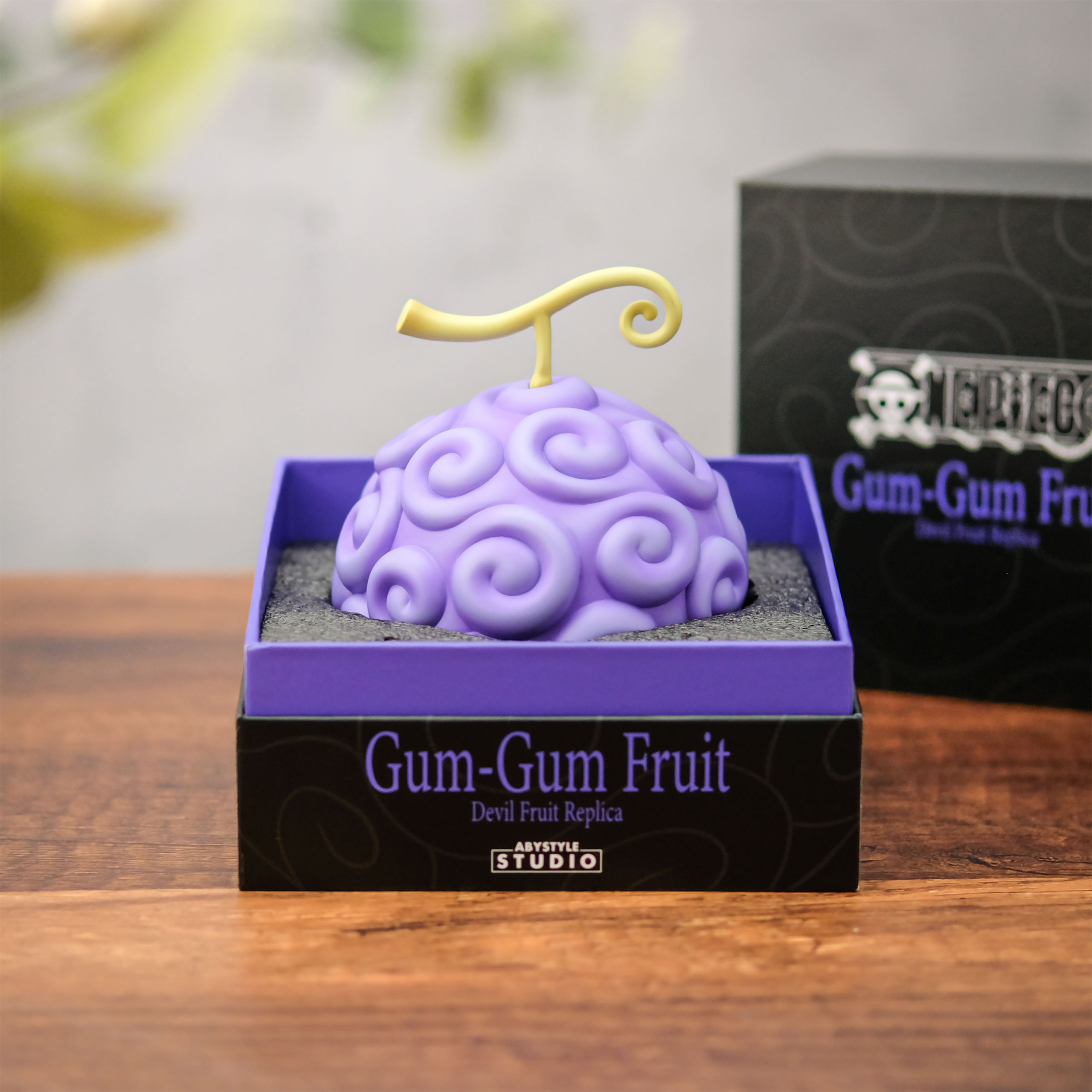 Réplique du Fruit du Démon Gomu Gomu en boîte cadeau - One Piece