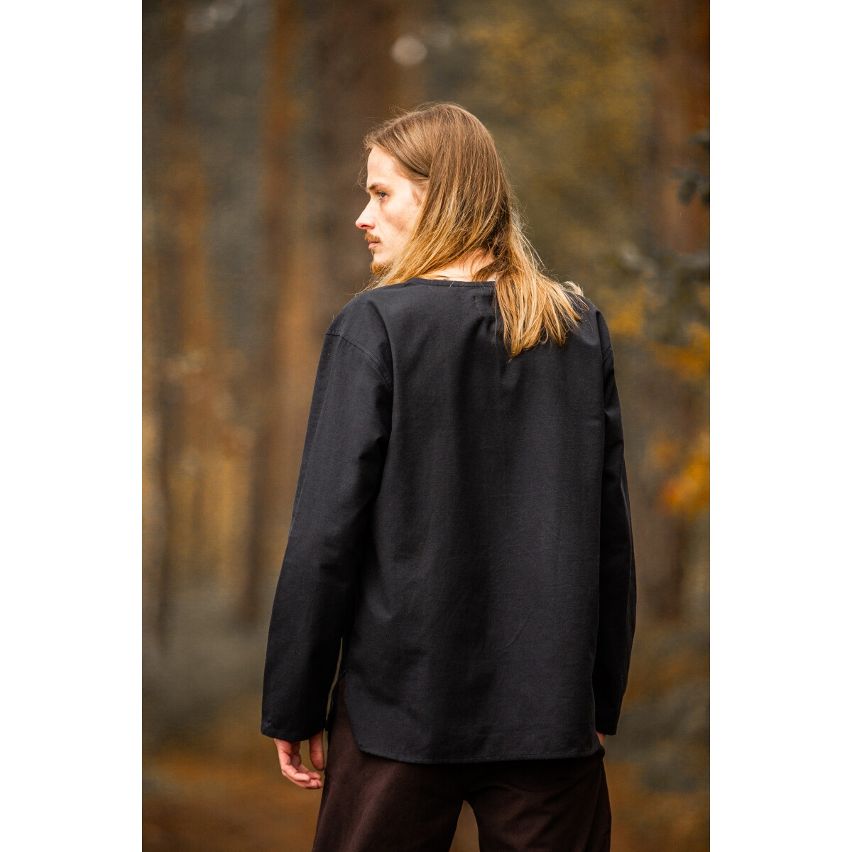 Camicia medievale Otto nera