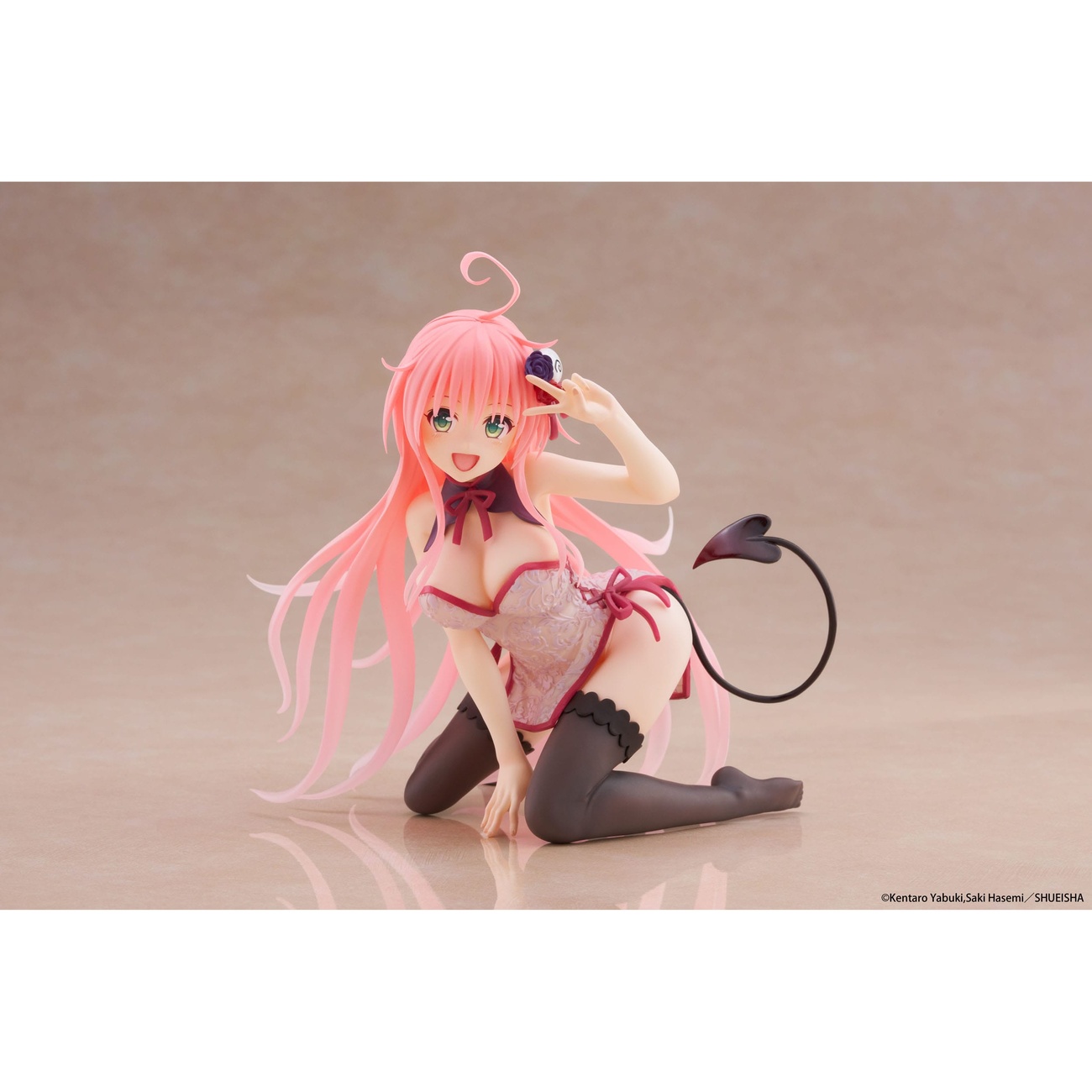 To Love-Ru Darkness PVC Statue Desktop Cute Figure Lala Chinese Dress Ver. 13 cm