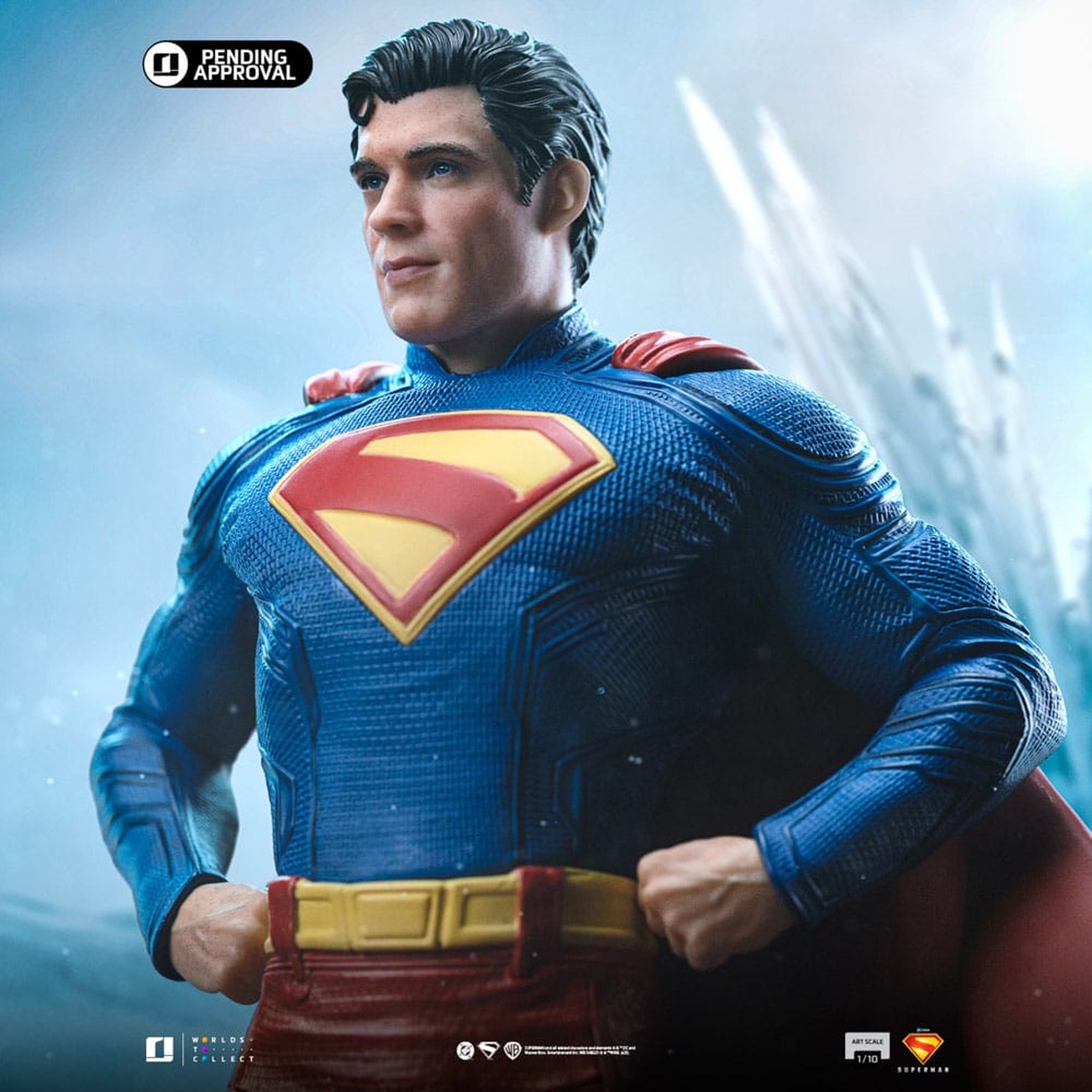 Superman Legacy Art Scale-staty 1/10 Superman & Krypto 32 cm