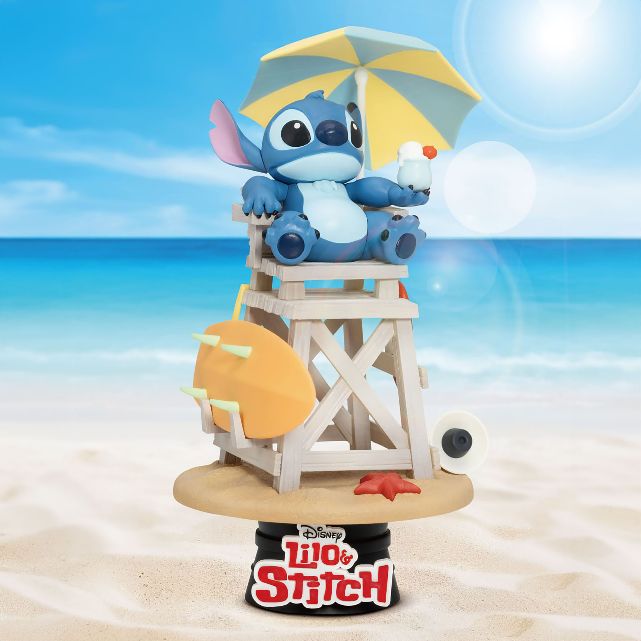 Stitch Summer Vibe D-Stage Diorama Figur - Lilo & Stitch