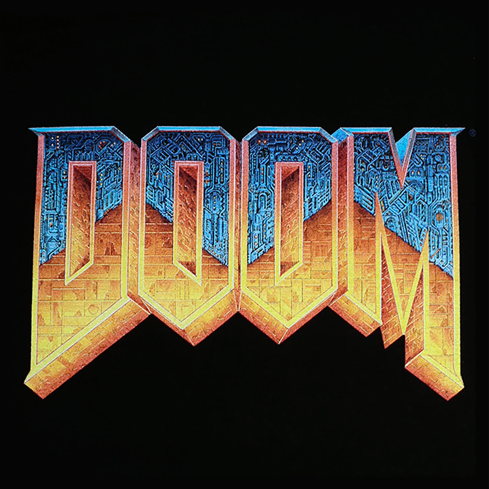 Doom - T-shirt logo noir