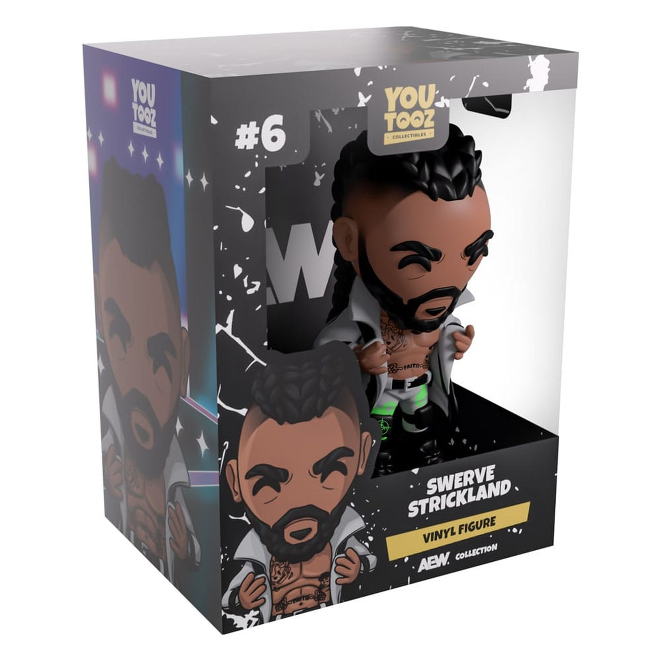 Figurka winylowa All Elite Wrestling Swerve Strickland 12 cm