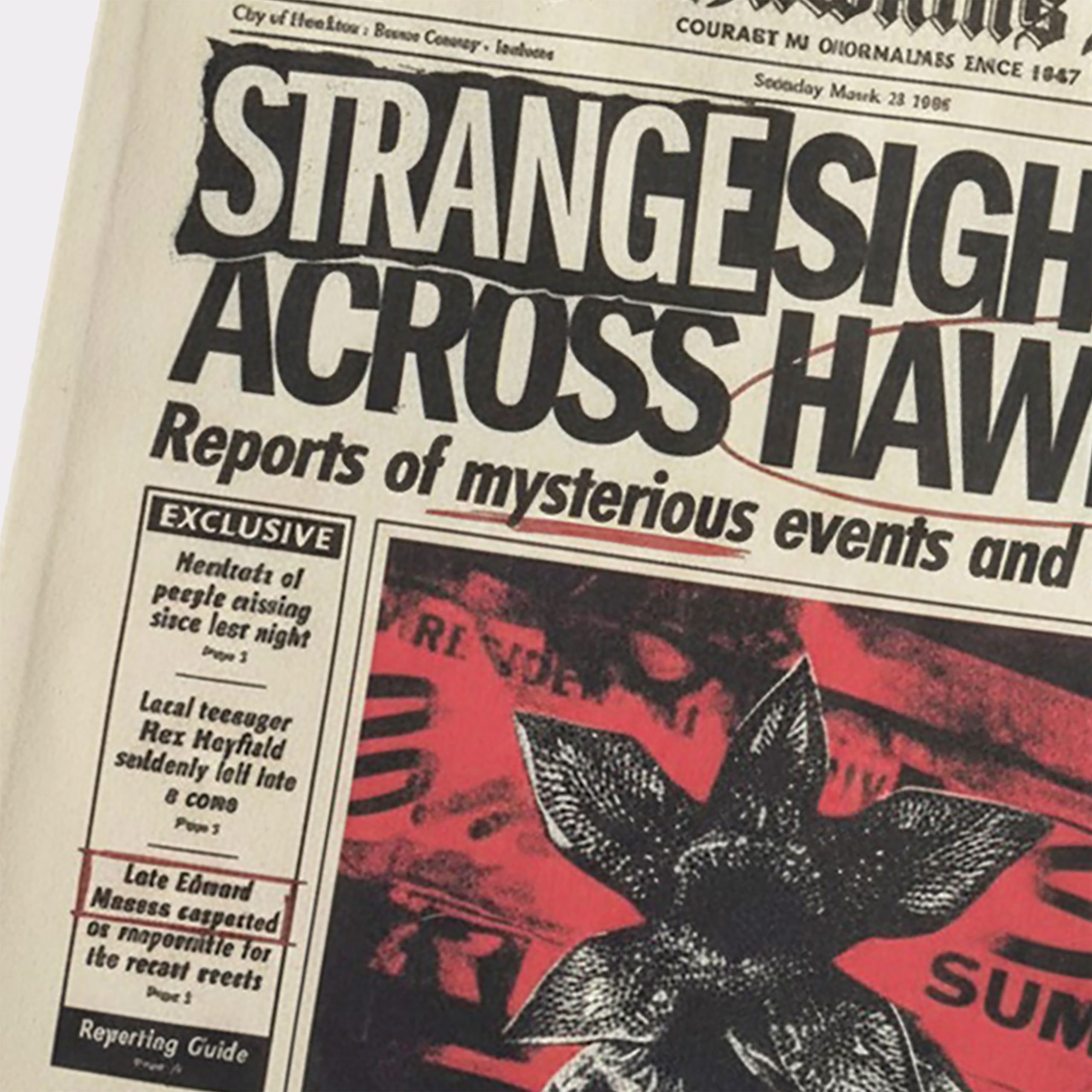 Stranger Things - Strange Sightings torba bawełniana