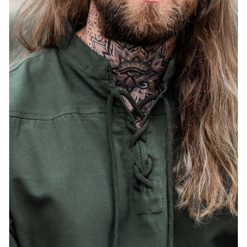 Medieval Shirt Erik Short Sleeve Green