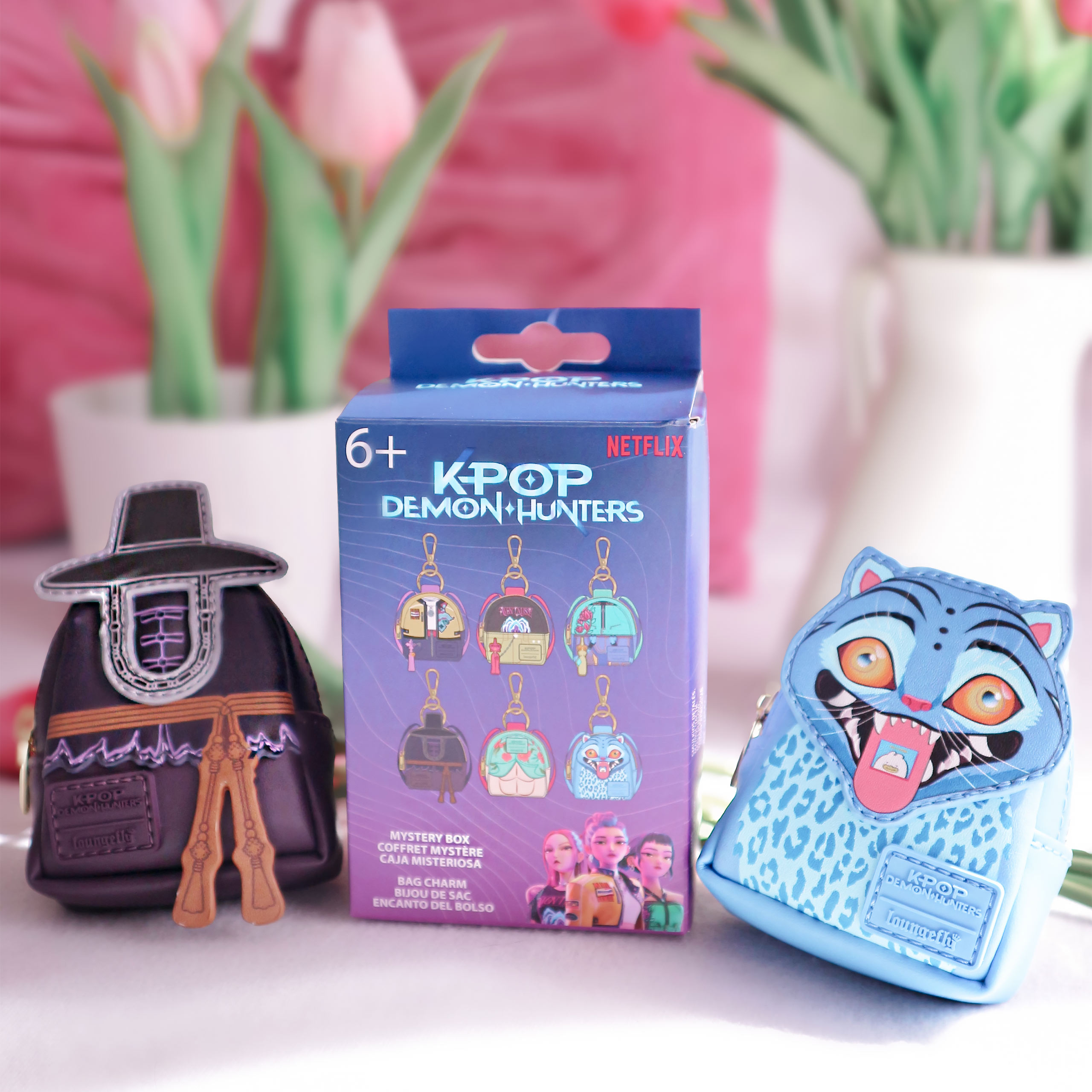 KPop Demon Hunters – Porte-clés mini sac à dos mystère Funko Loungefly