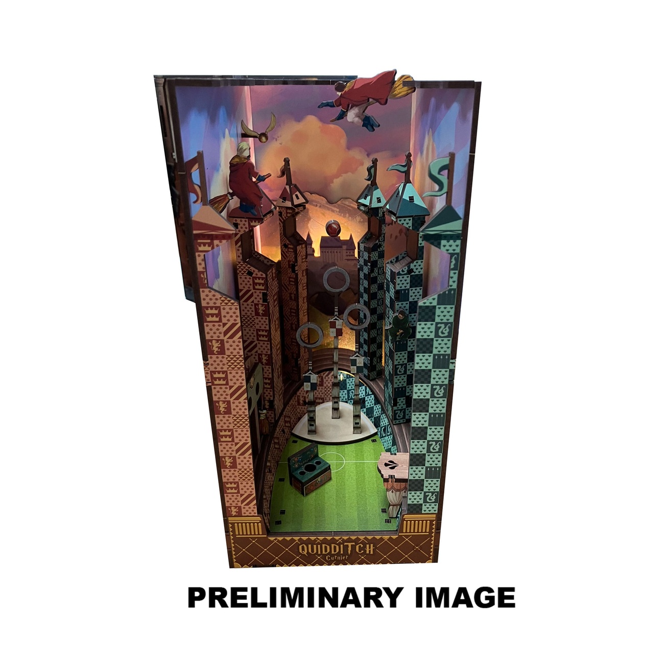 Harry Potter Tiny Adventures Book Nook Mini-Diorama Quidditchfeld 23 cm