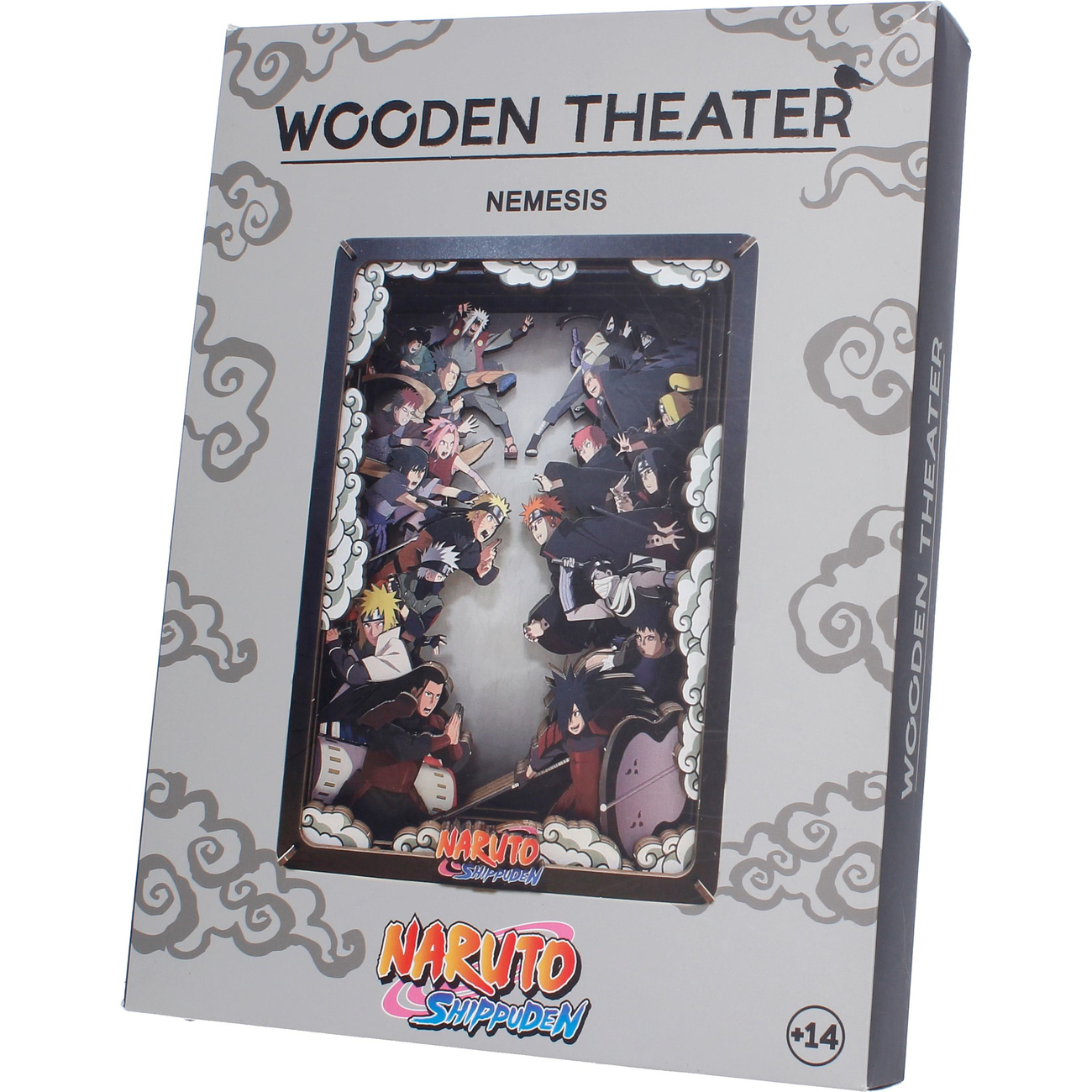 Naruto - Combat Wooden Theatre 3D Bilderrahmen