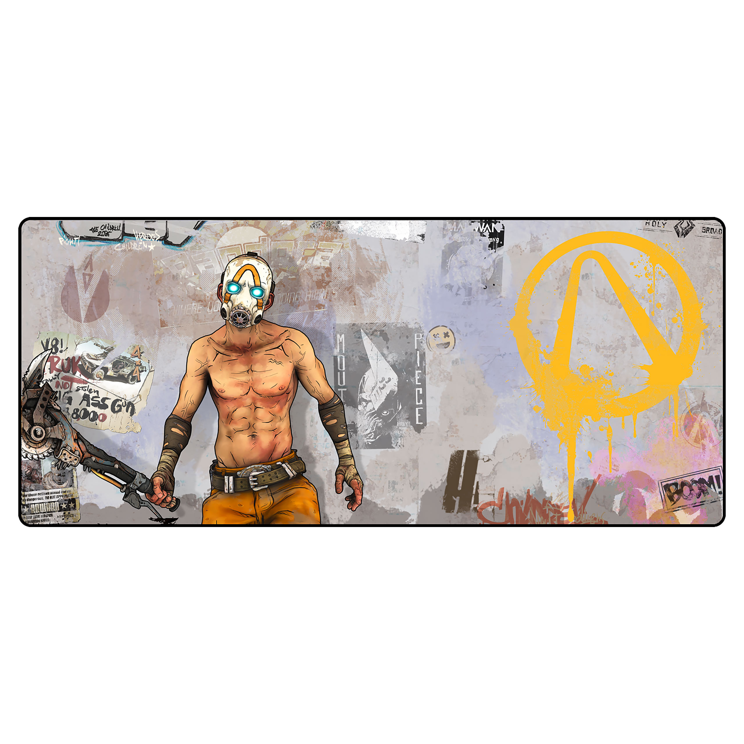 Borderlands - Tapis de souris Psycho Graffiti