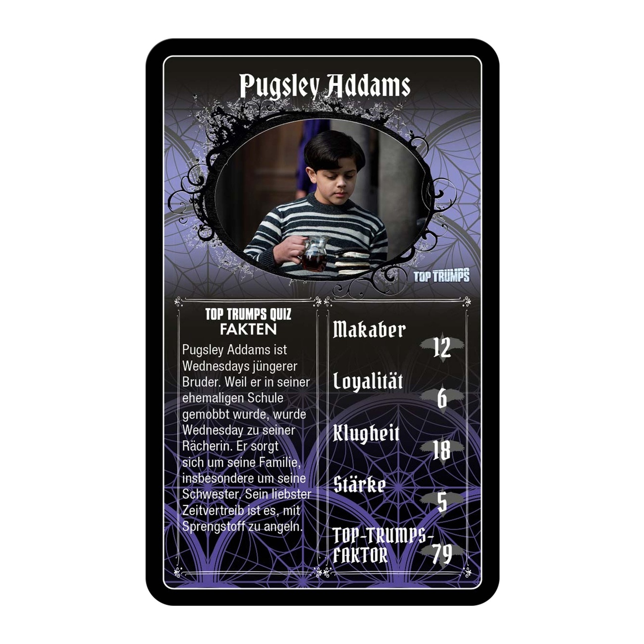Wednesday Card Game Top Trumps *German Version*