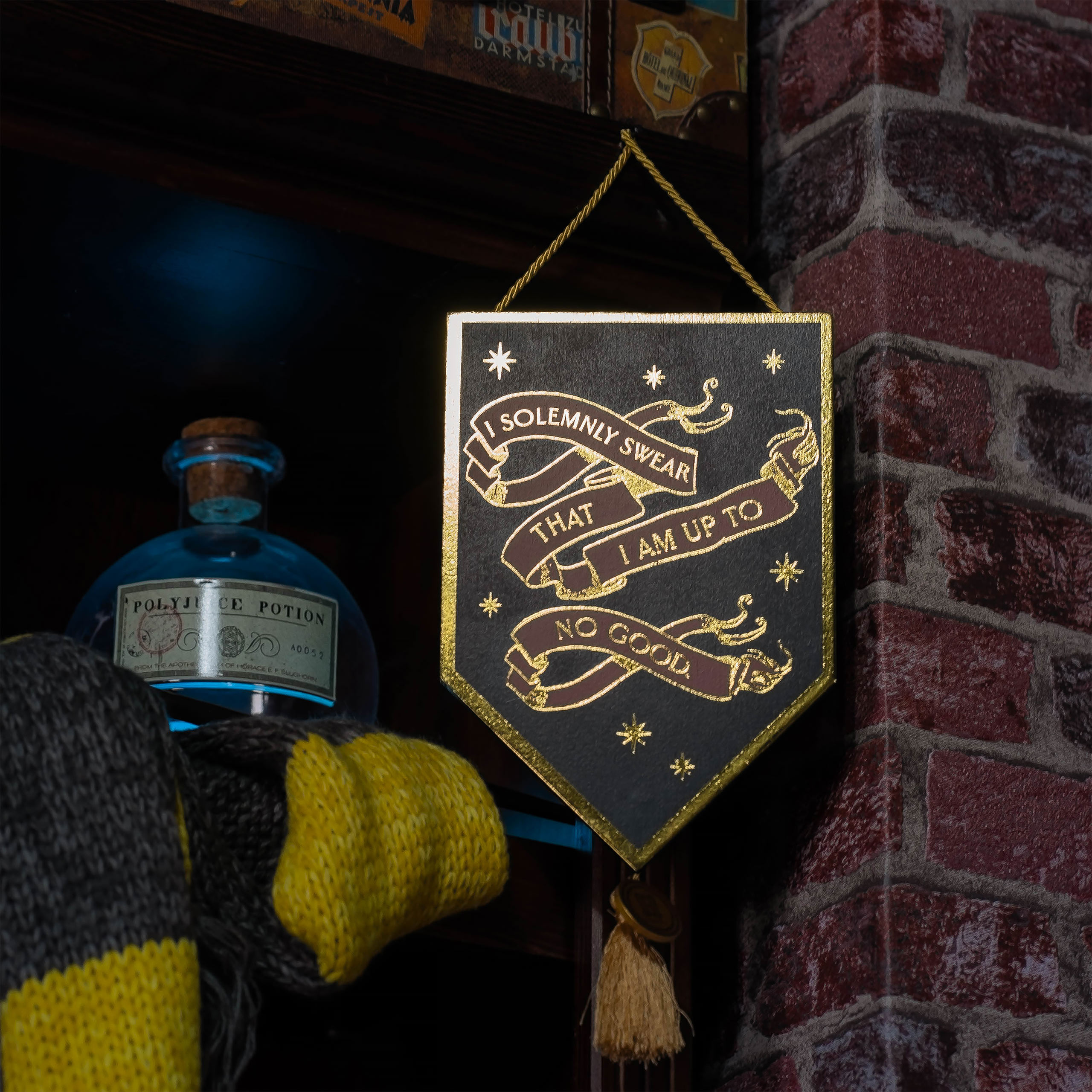Harry Potter - I Solemnly Swear Alumni Wandbild Holz