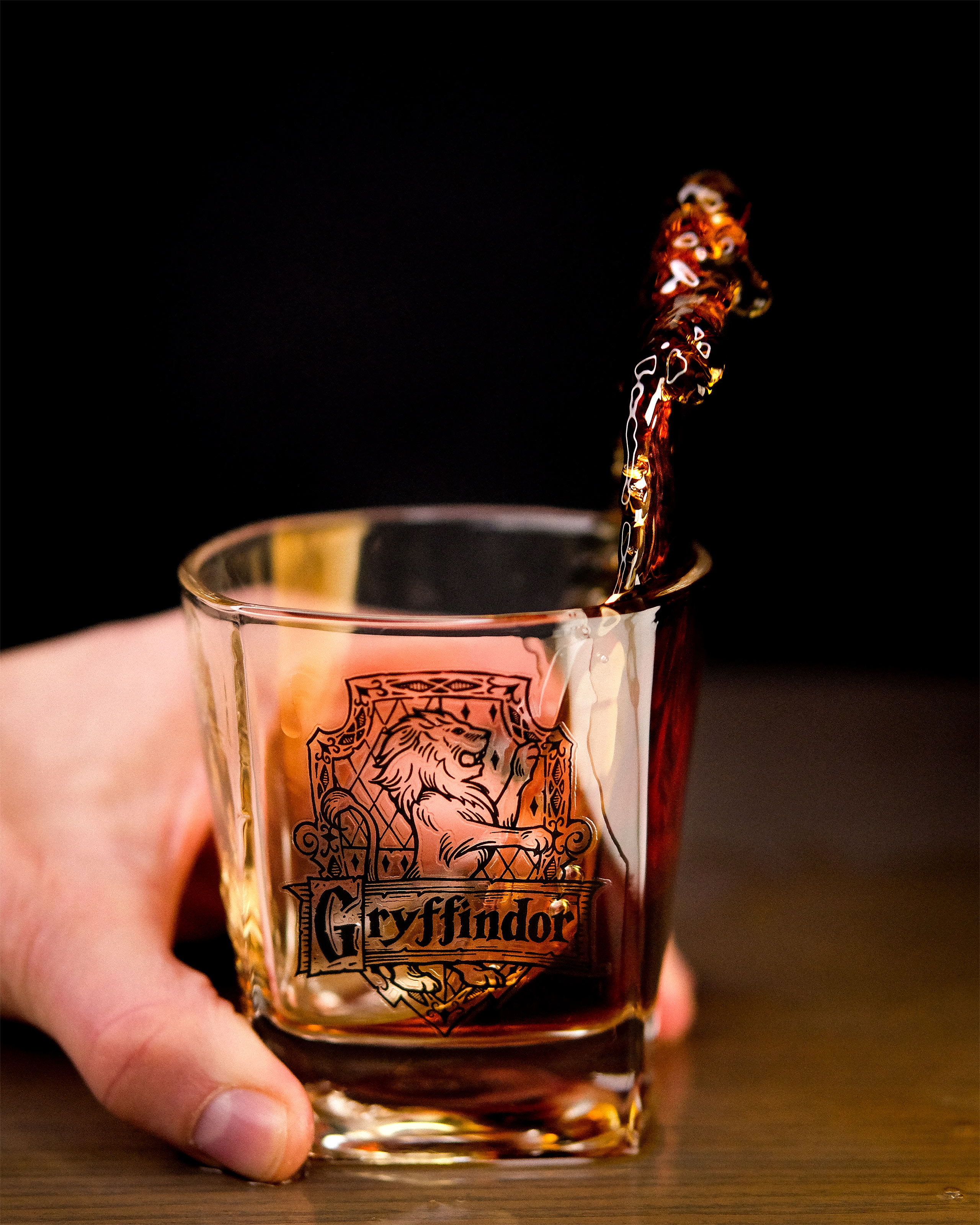 Whisky gravé au laser inspiré de Harry Potter He's a Keeper / High