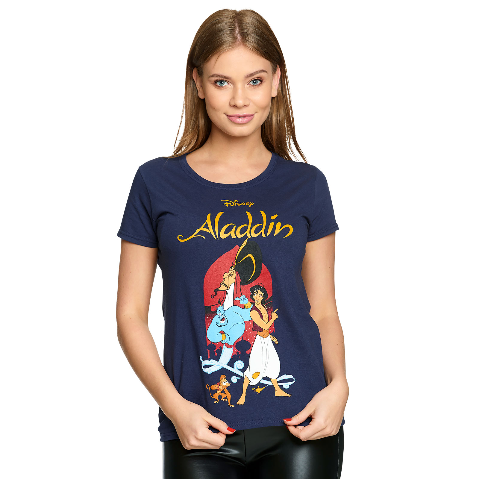 Aladdin - Jafar and Aladdin Women's T-Shirt Blue