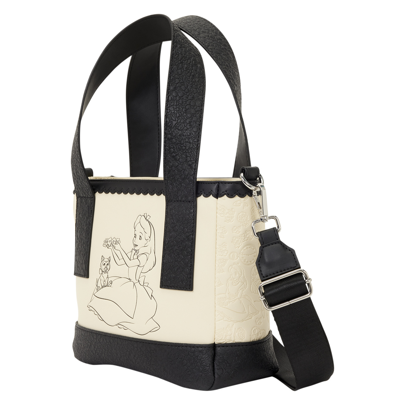 Alice in Wonderland - Floral Mini Crossbody Bag