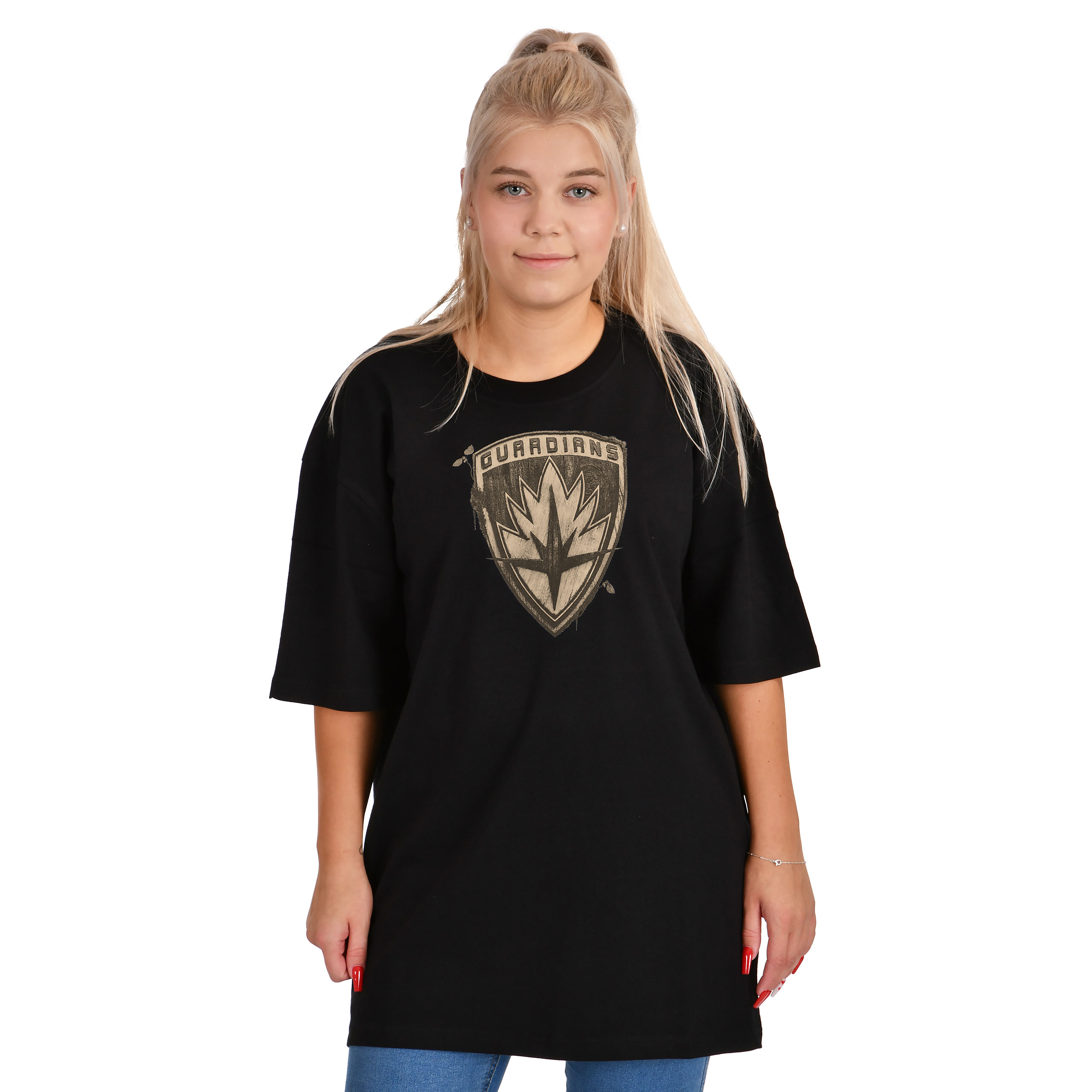 Guardiani della Galassia - T-shirt oversize di Groot nera