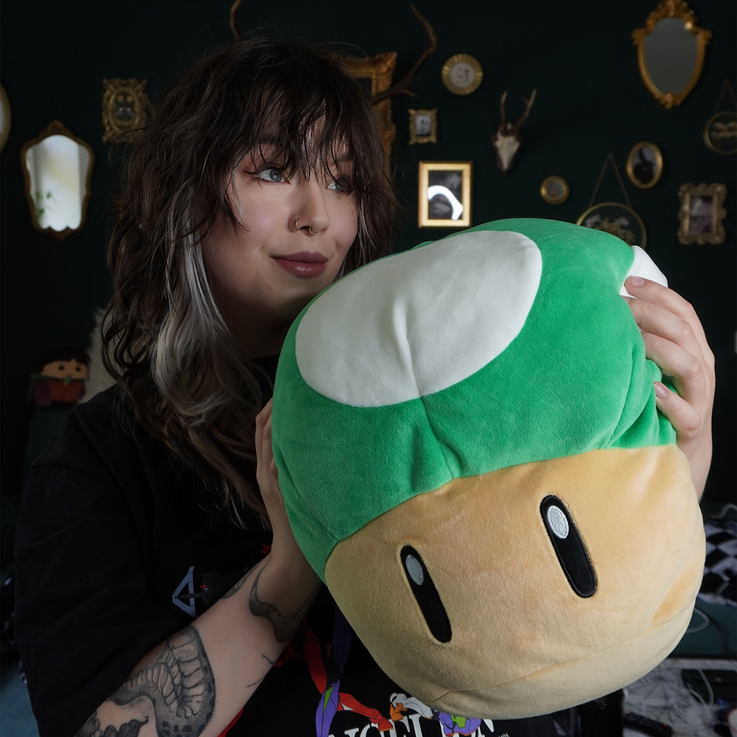 Super Mario - 1 UP Pilz Plüsch Figur XL