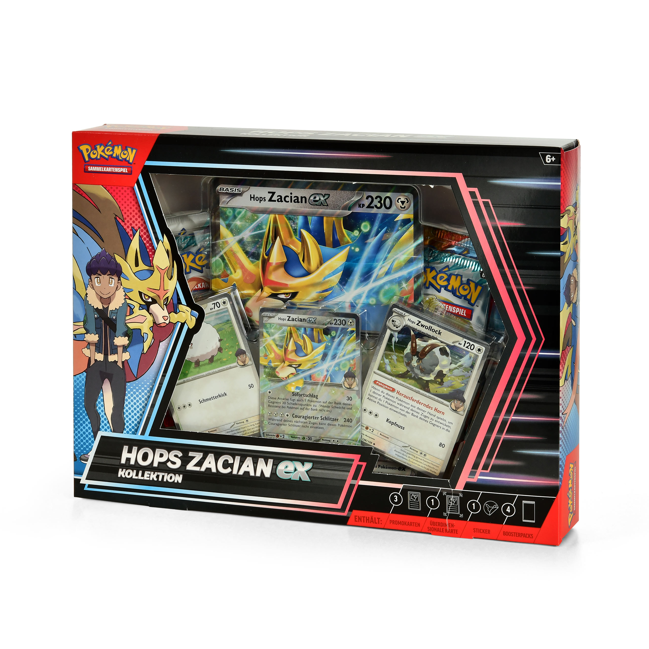 Pokemon - Hop's Zacian-Ex Sammelkarten Box