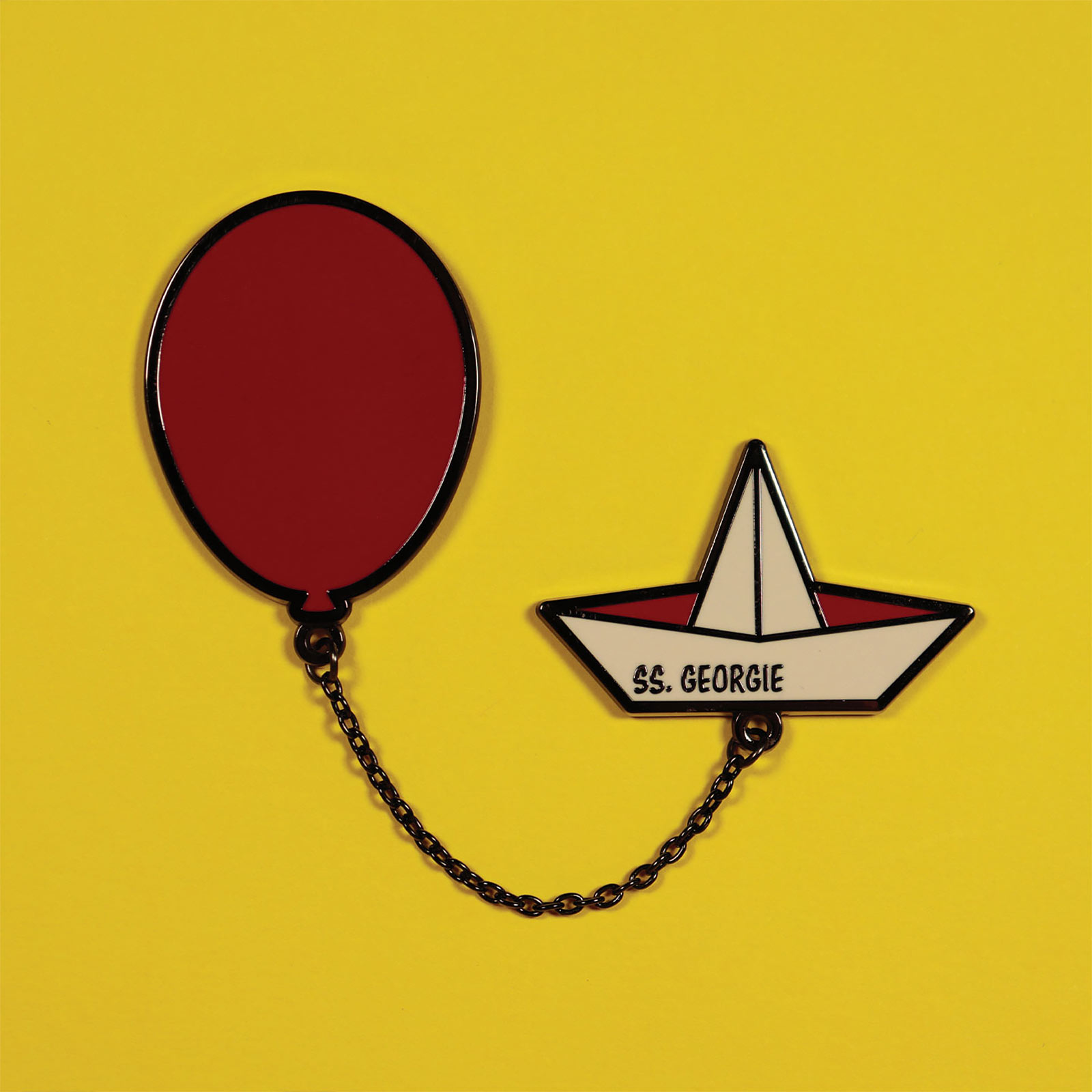 Ça de Stephen King - Ensemble de pin's Ballon et Bateau