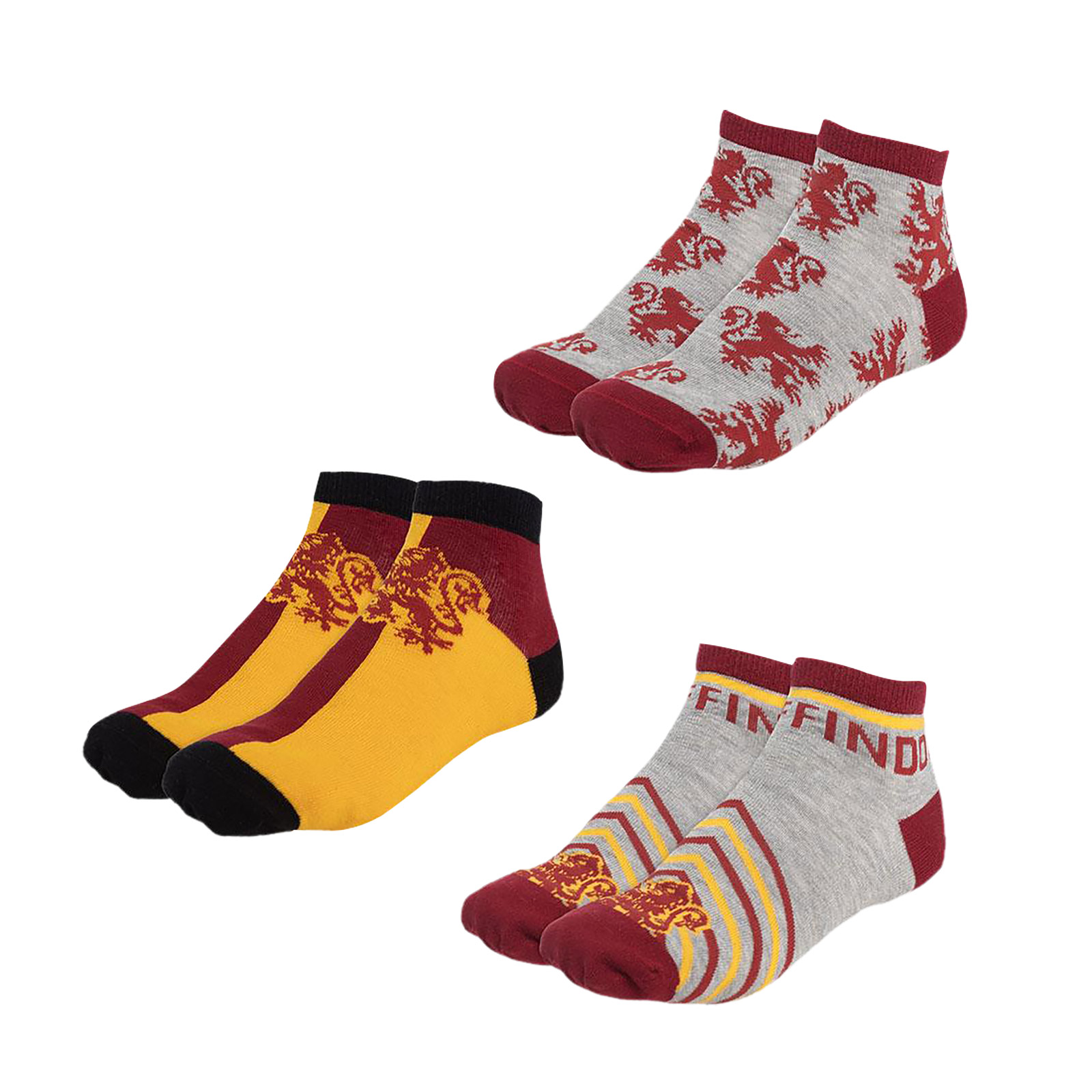 Harry Potter - Gryffindor Socken 3er Set