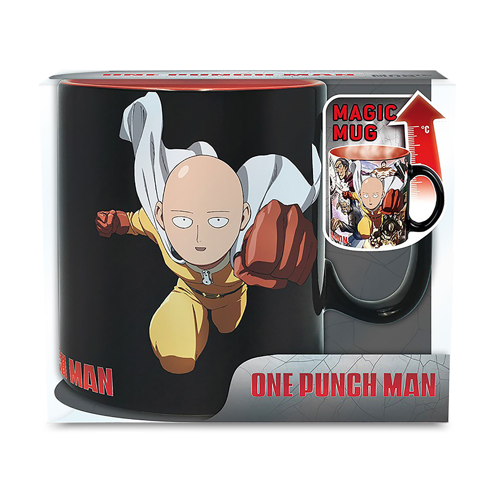 One Punch Man - Mug à effet thermique Heroes
