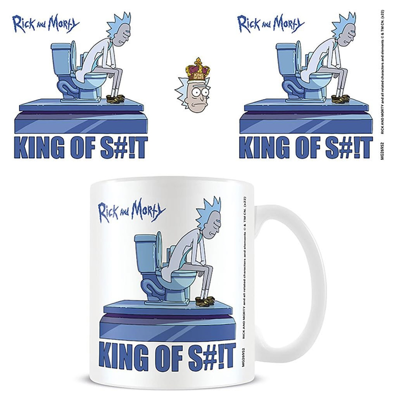 Rick and Morty Taza King of Shit