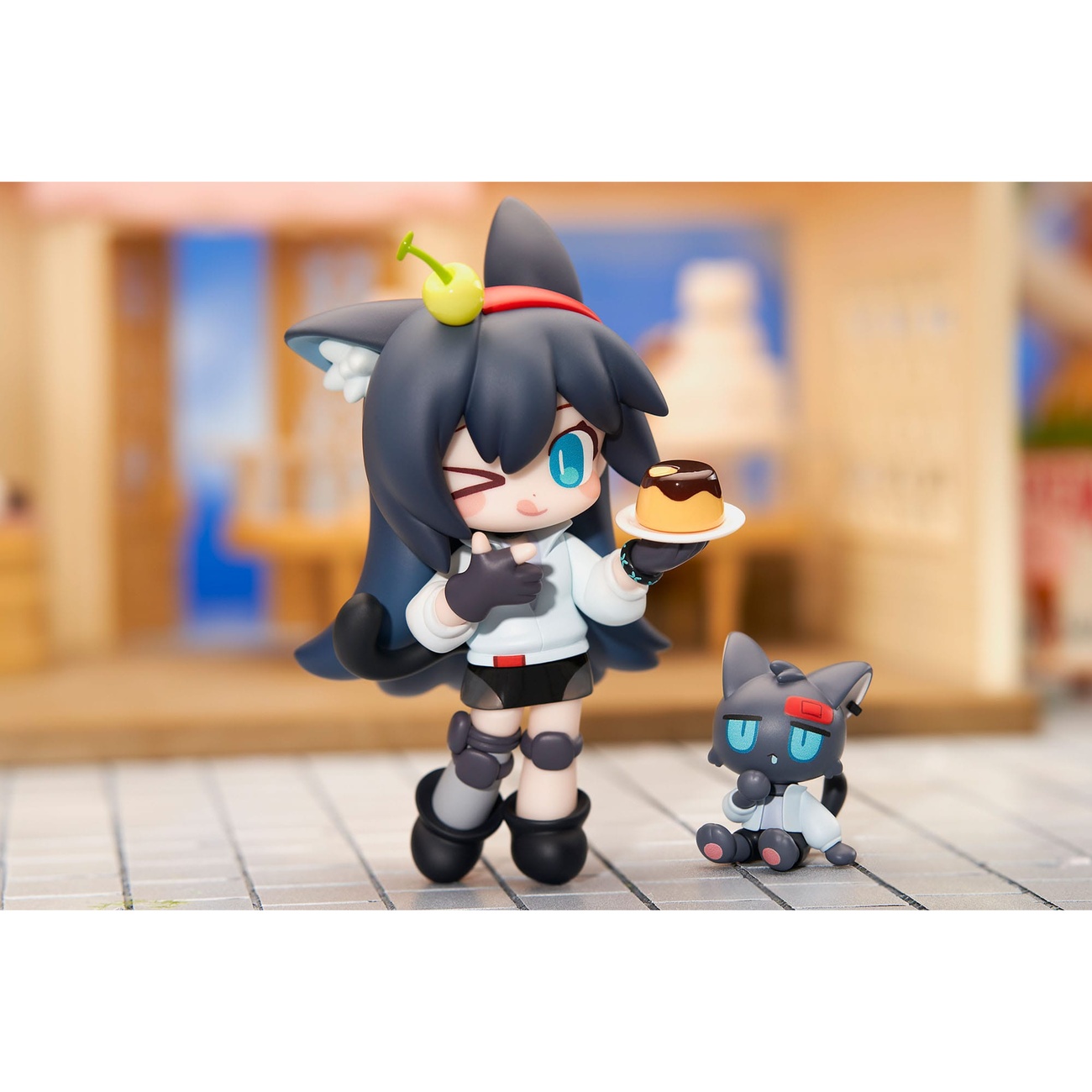 Arknights PVC Statue Dessert Time Series Q-figure Blaze 11 cm