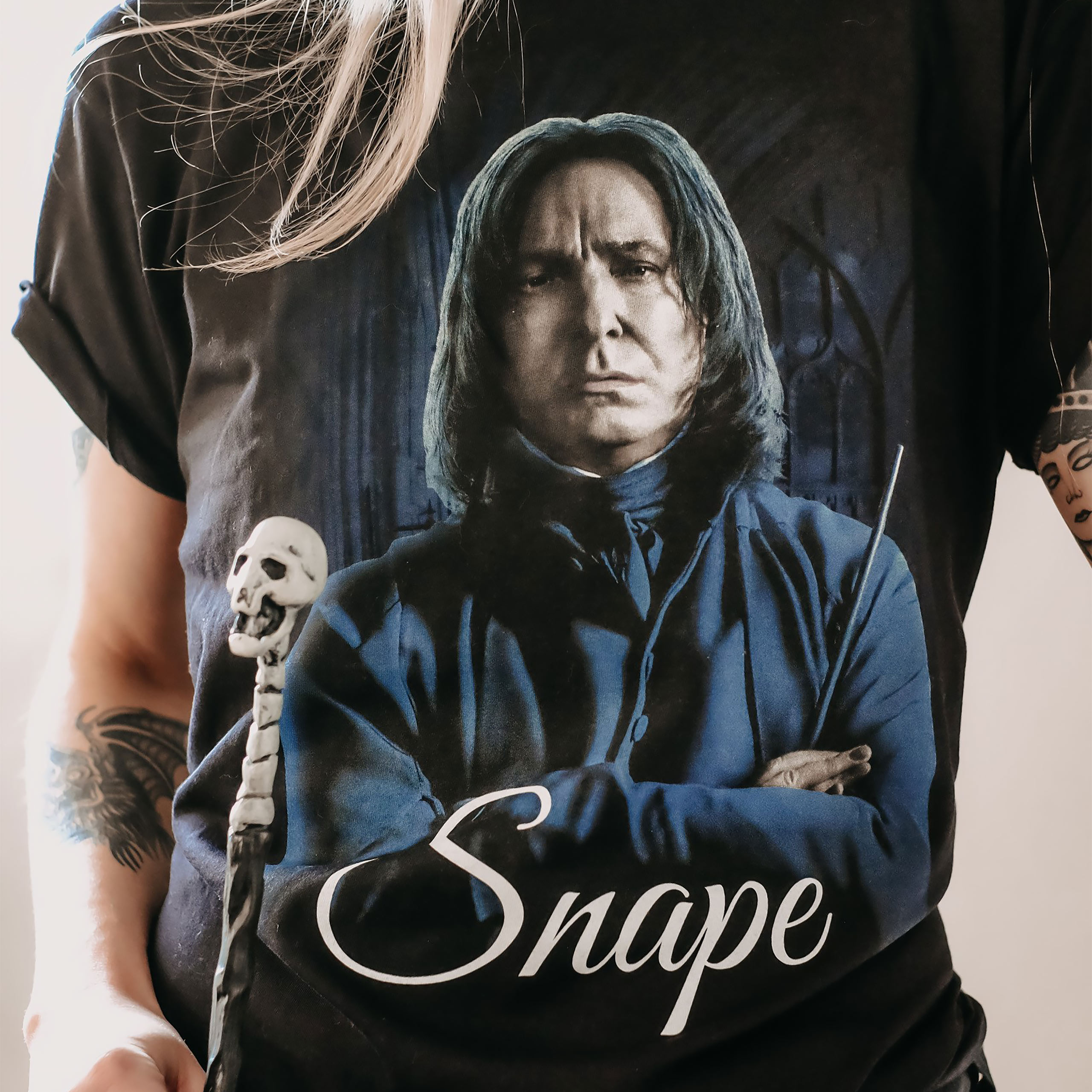 Severus Snape T-shirt zwart - Harry Potter